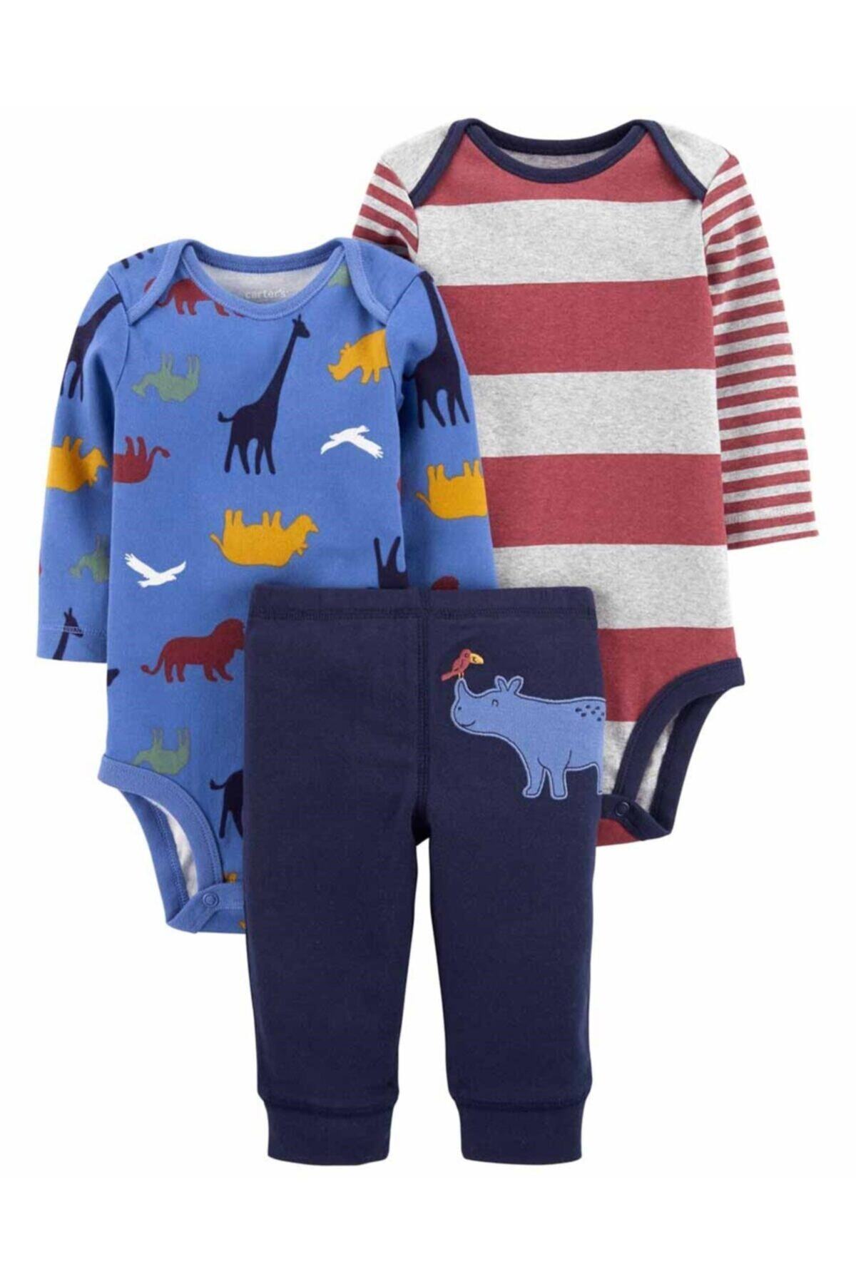 Carter's Carters 1m105310 Layette Erkek Bebek 3'lü Set