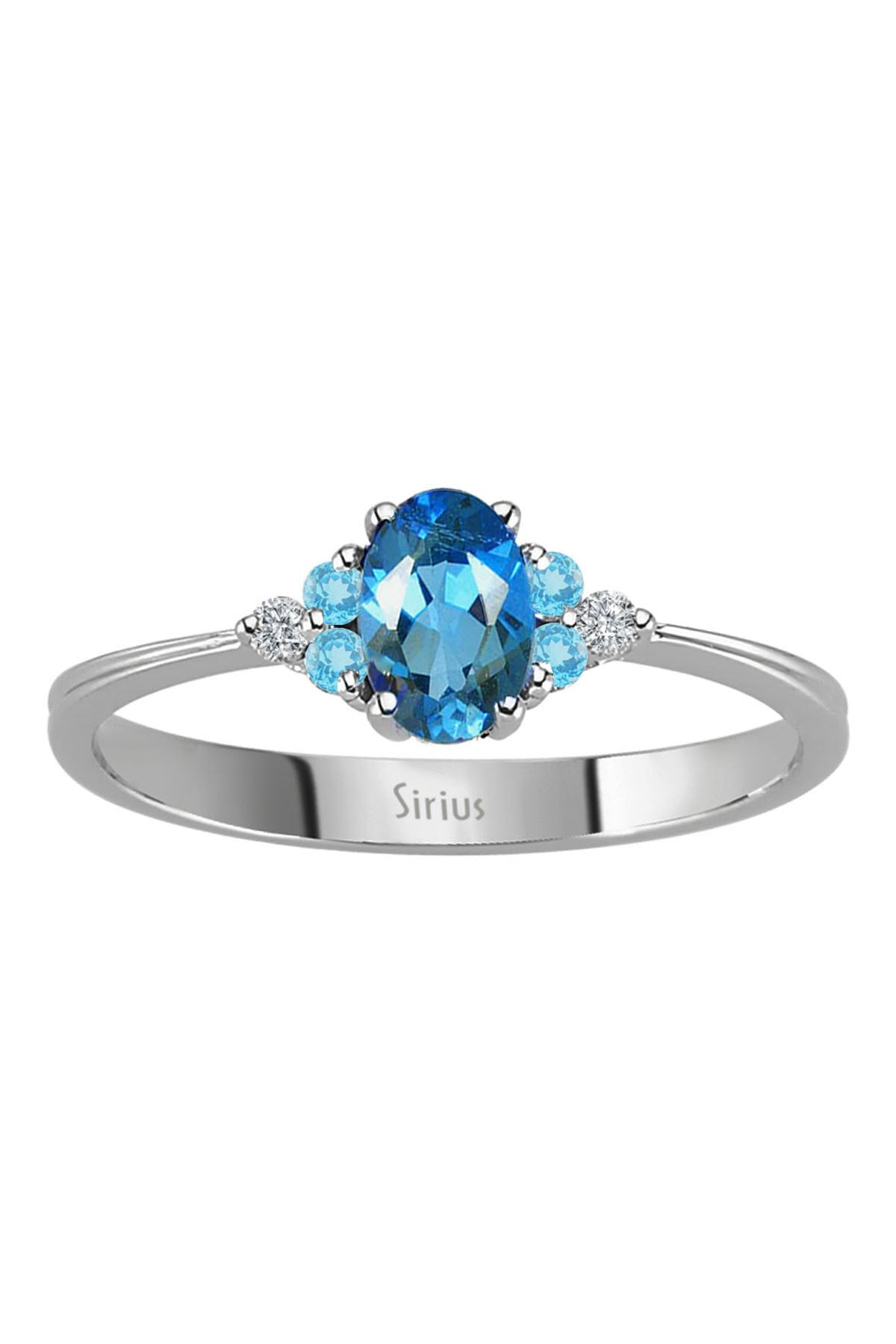 Sirius Pırlanta Pırlanta Ve Topaz Cadenza Yüzük