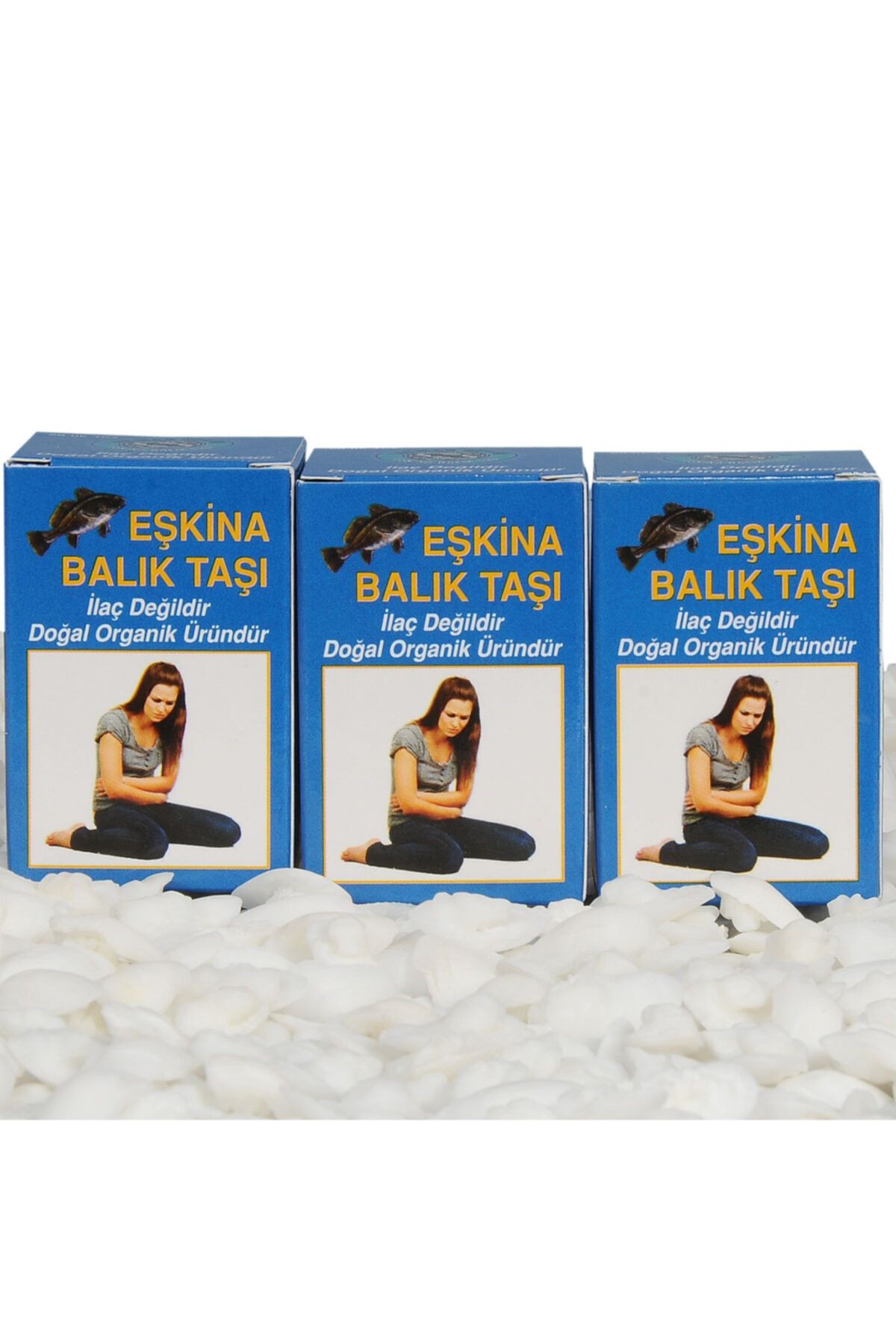 Eşkina Balık Taşı 1 Kutu 28 Adet Öğütülmüş Tozu