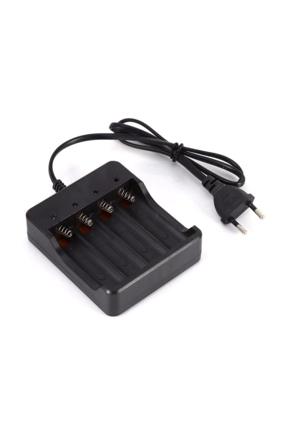 Motorobit Li-ion 18650 3.7v Pil Şarj Aleti 4'lü Dolum Cihazı