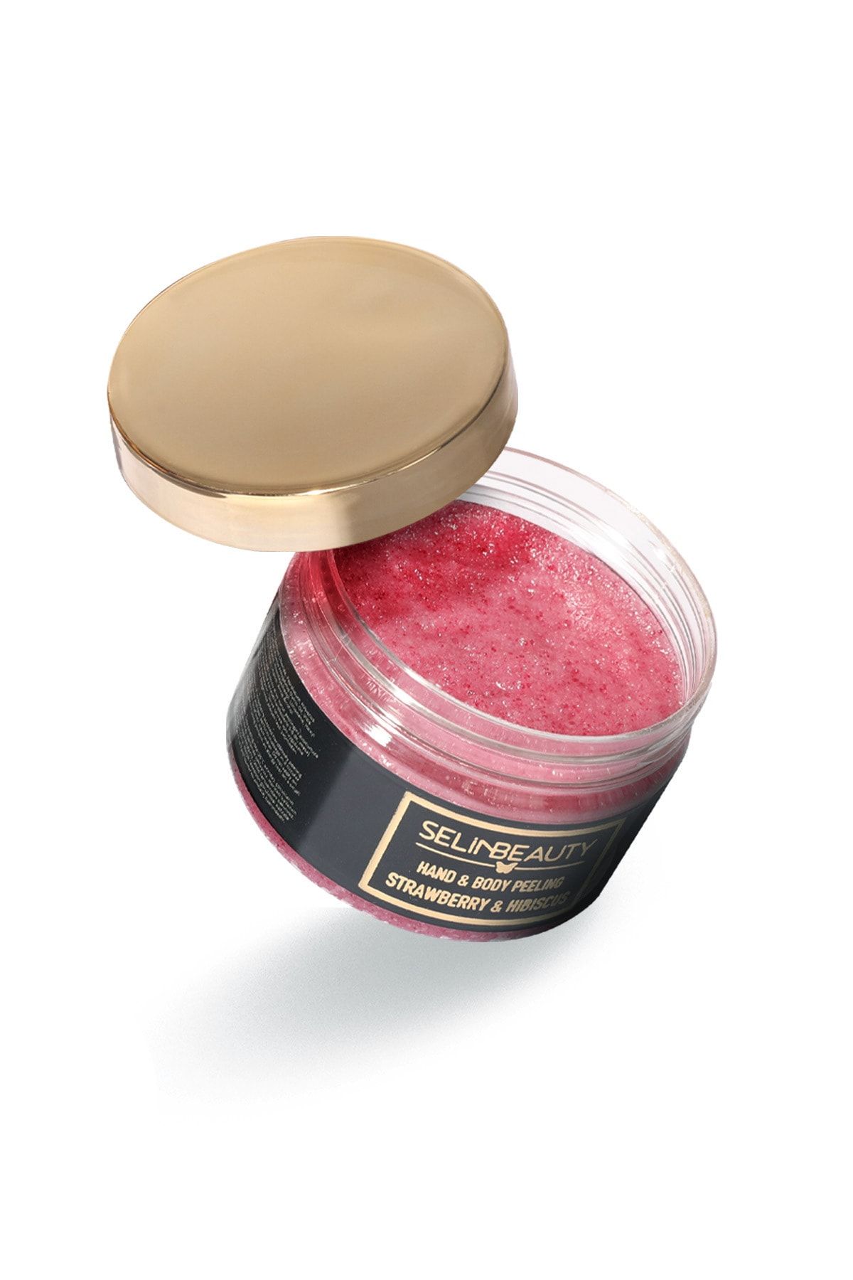 Selin Beauty Çilek - Hibiscus El & Vücut Peeling