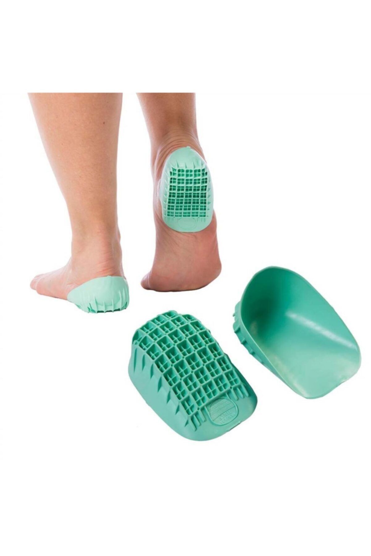 FırsatVar Ayak Silikon Jel Topuk Desteği Spor Bakım Aşil Tendon Rahatlatıcı
