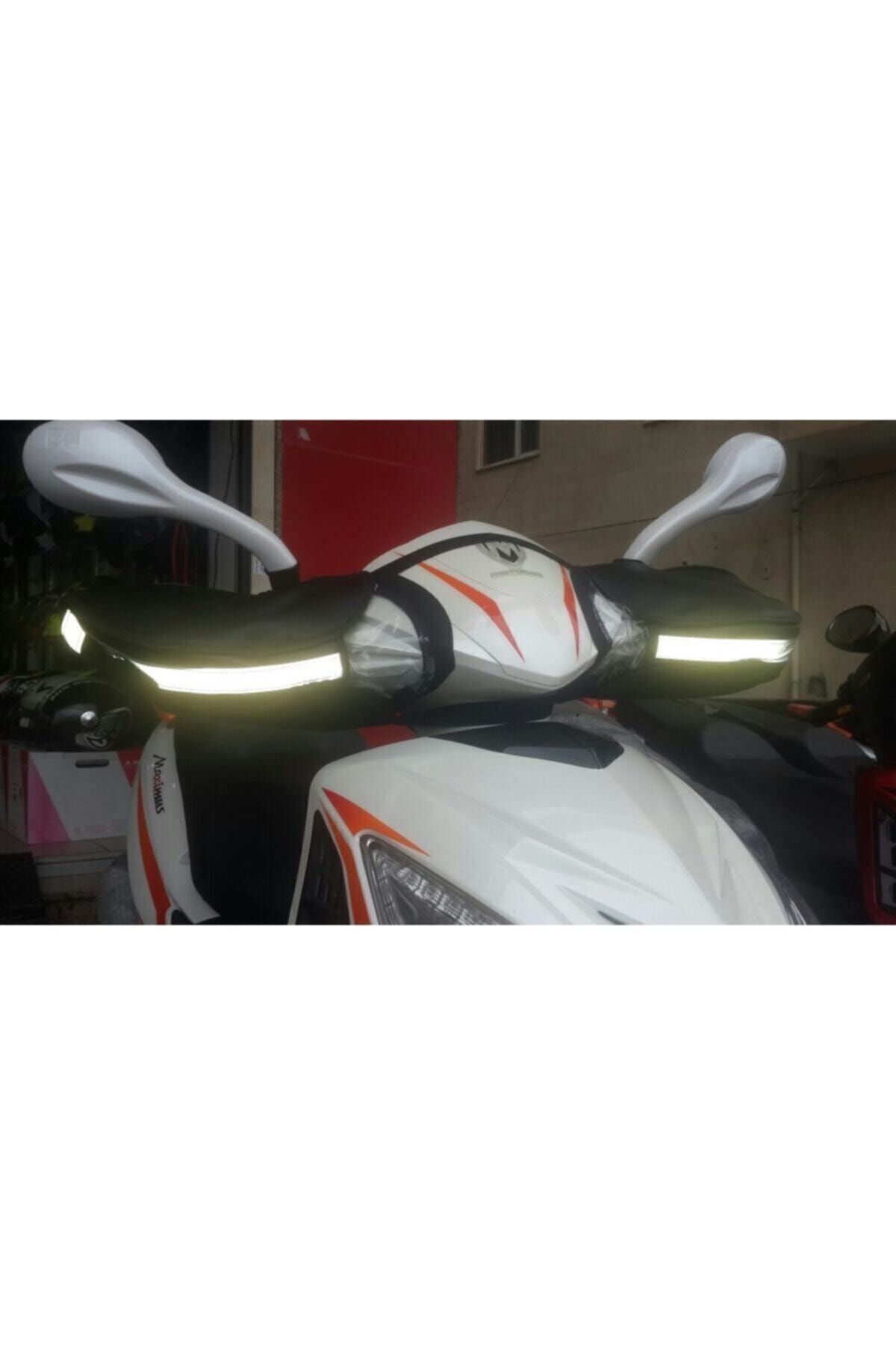 MOTOSPARTAN Kurye El / Rüzgar Koruma Suni Deri (elcik) Honda Spacy110 Alpha Fızy Actıva S Rs151 Hs150 Scooter