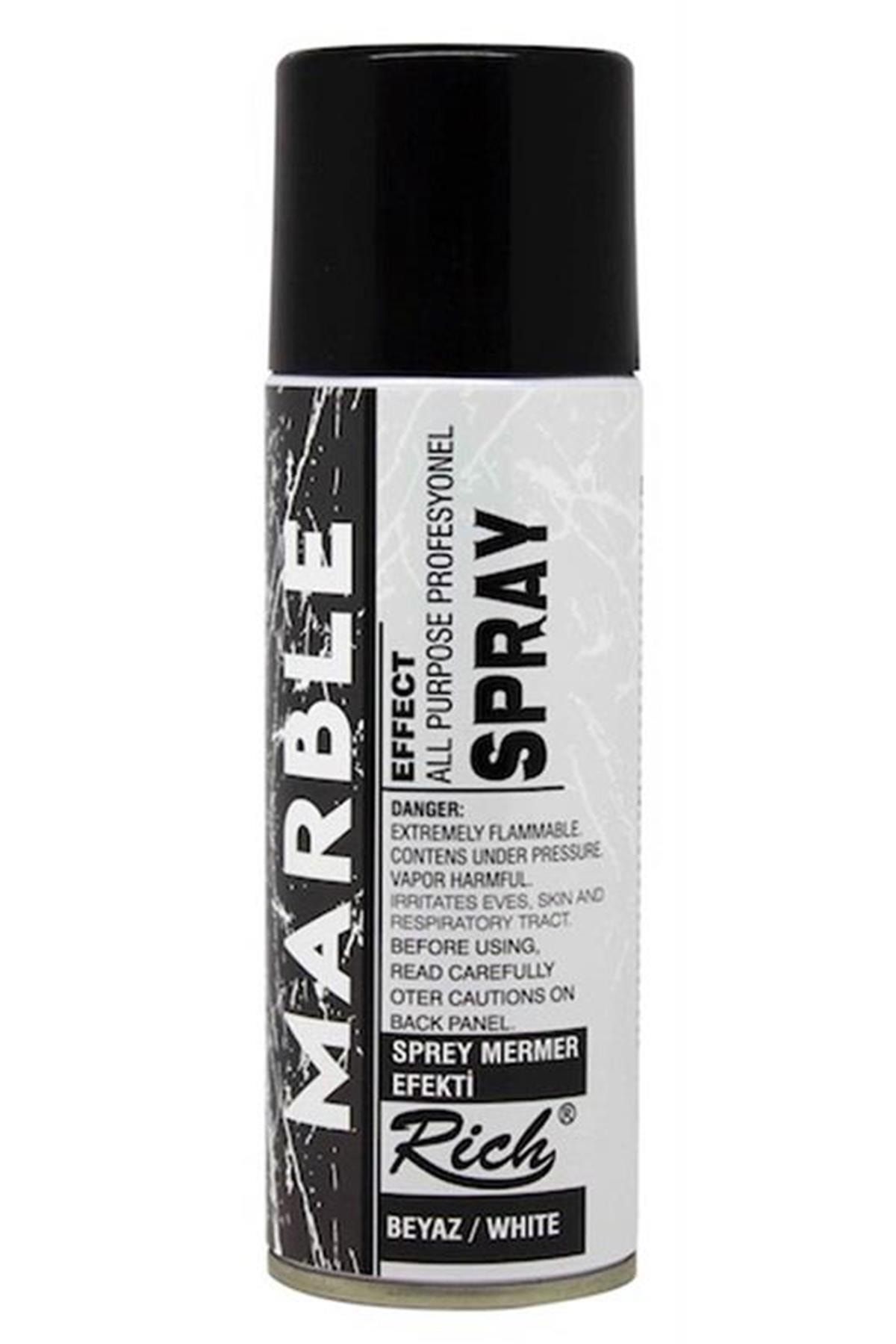 Rich Marka: Sprey Mermer Efekti 11370 Beyaz 200 Ml. Kategori: Ebru Seti