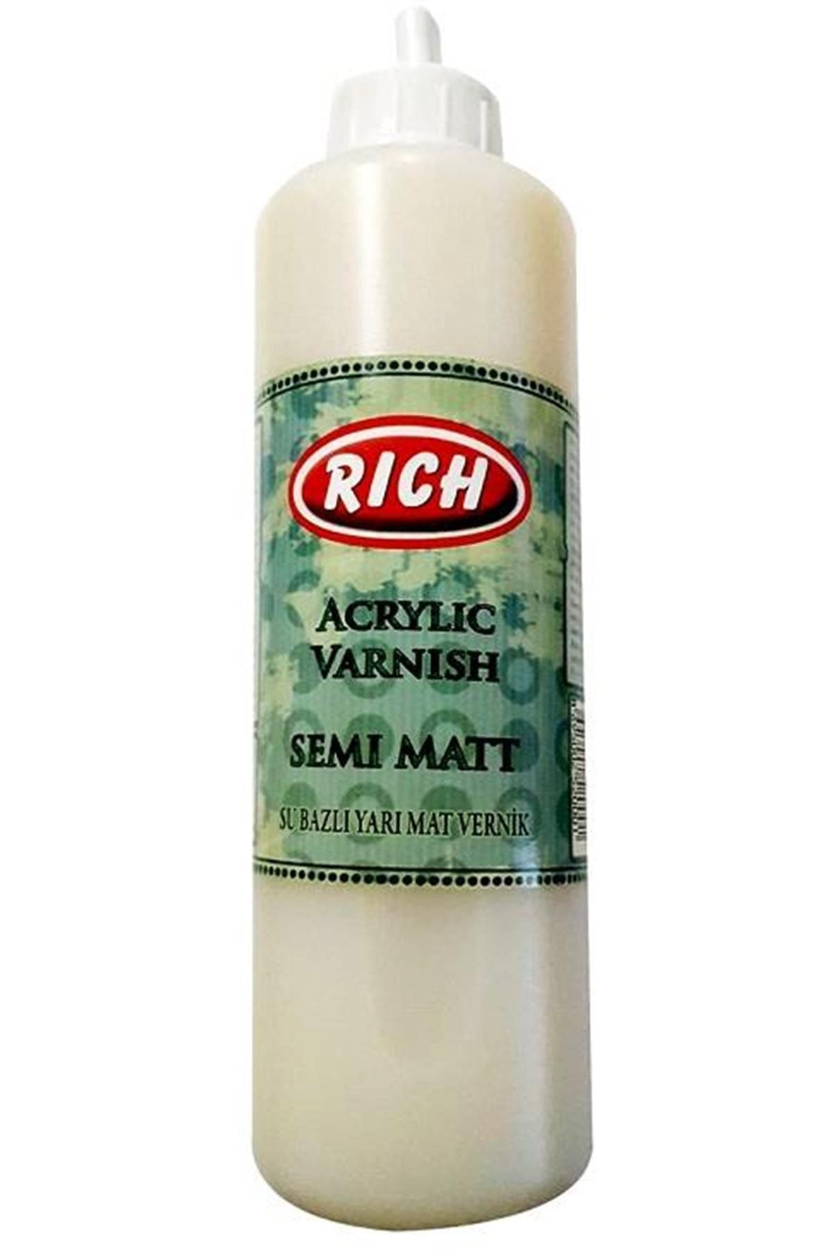 Rich Marka: Su Bazlı Vernik Yarı Mat 2758 500 Cc Kategori: Ebru Seti