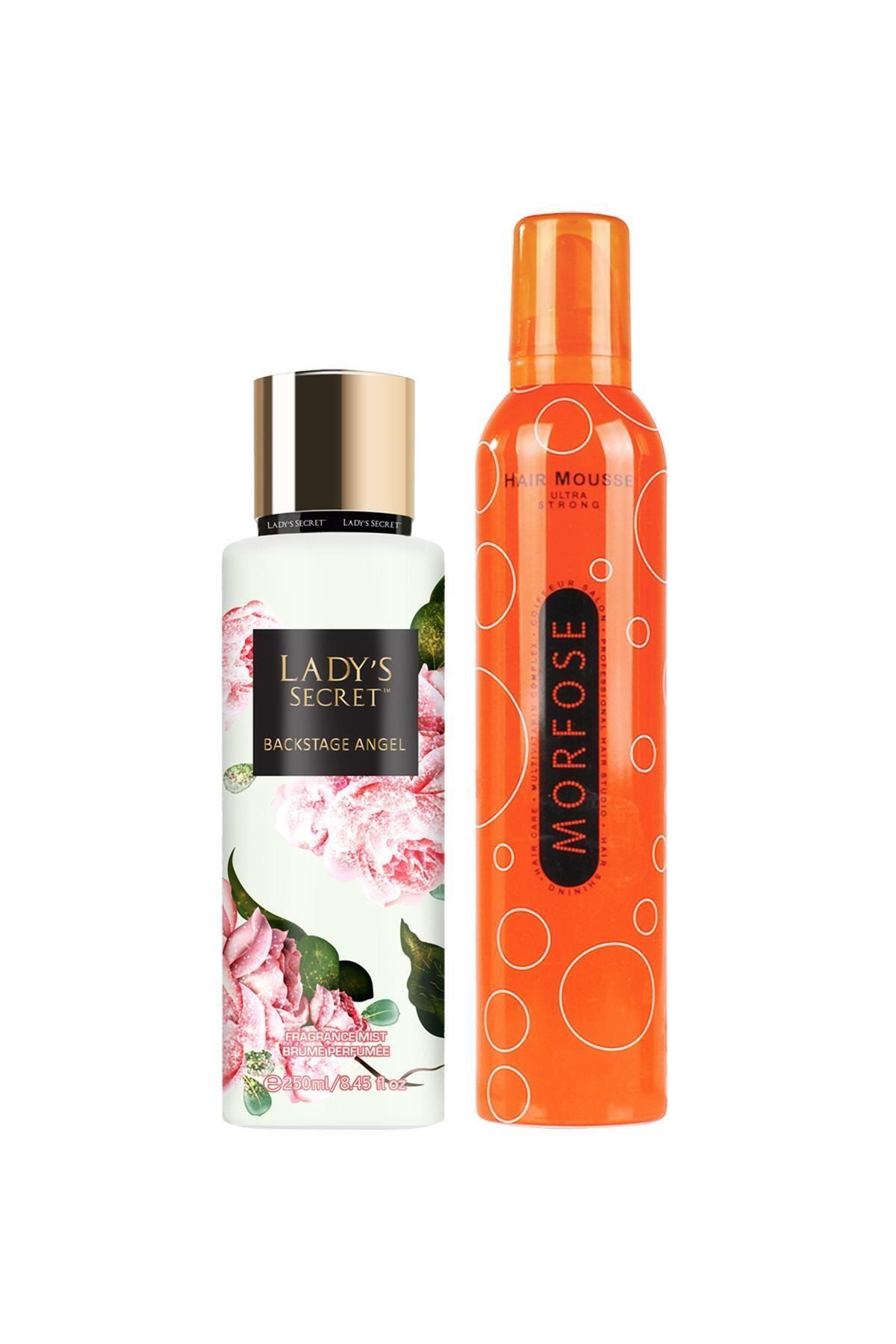 Lady Secret Backstage Angel Vücut Spreyi + Morfose Ultra Strong Saç Köpüğü 350 ml