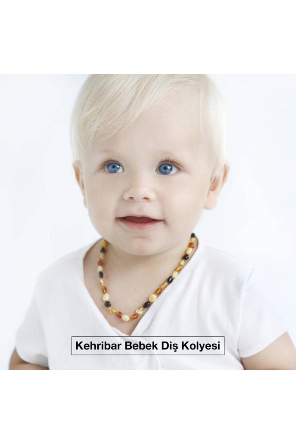 Mislinababy Kehribar Bebek Diş Kolyesi, Kehribar Kolye Kız Erkek Çocuk Bebek Diş Kolyesi