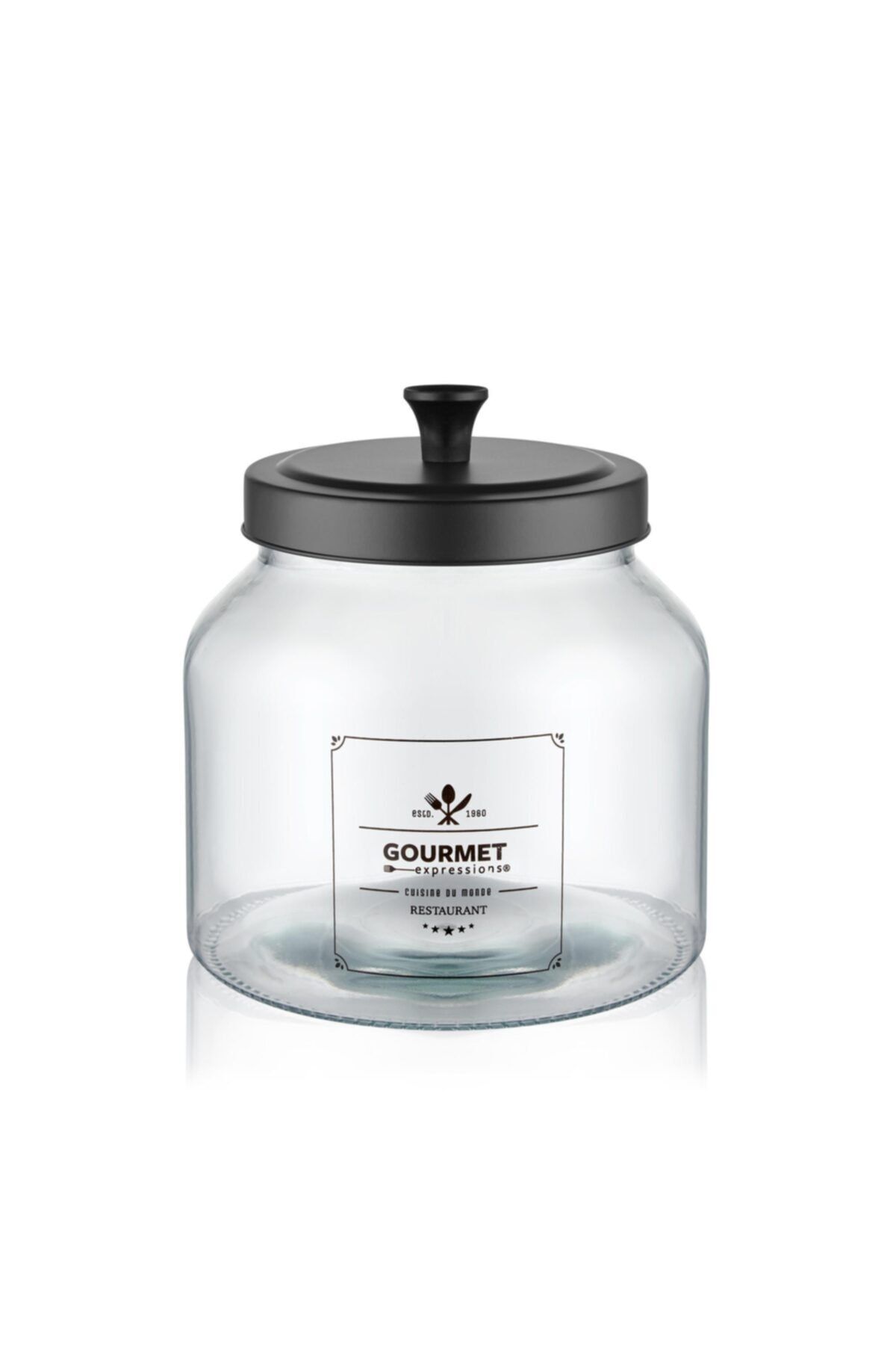The Mia Gourmet Cam Kavanoz 18 Cm- 695 Ml