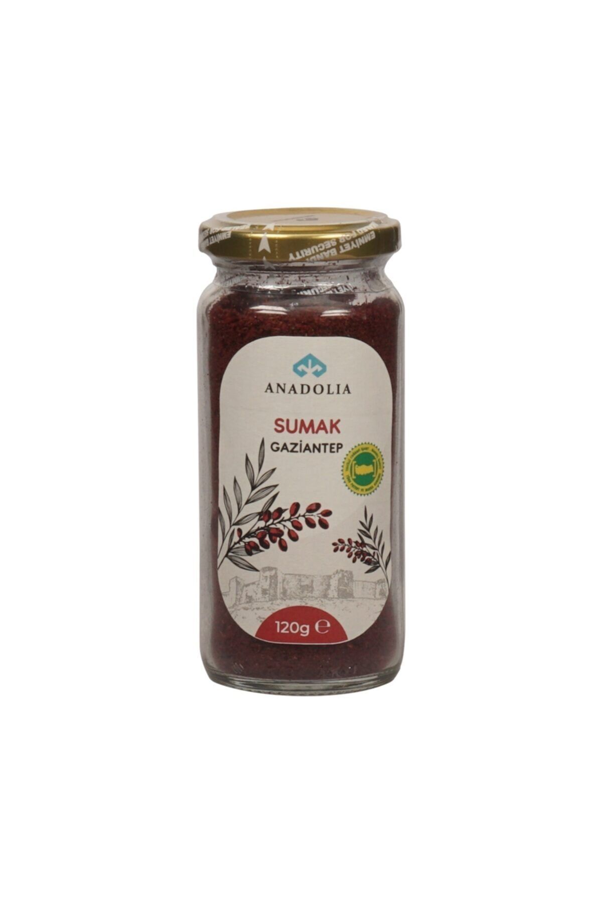 Anadolia Gaziantep Sumak Cam Şişe 120 Gr