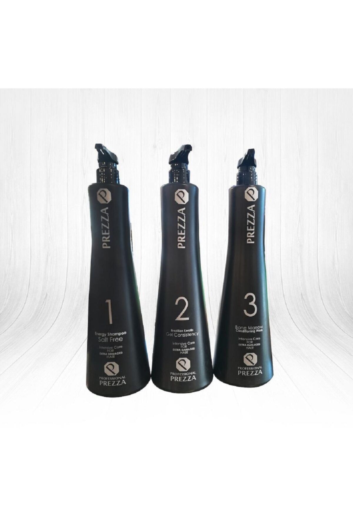 prezza Professional Brazilian Gel Keratin Seti 3x1100ml