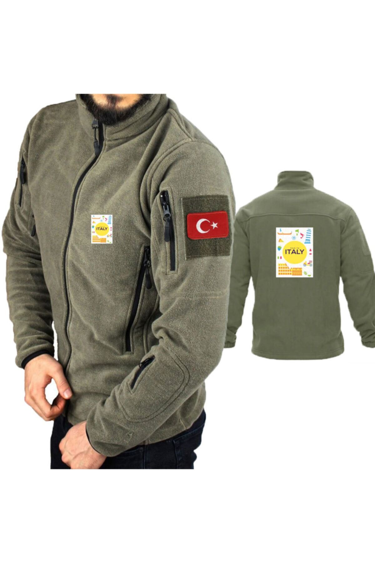 astak Italya Askeri Taktik Polar /mont Peç'li Bll519