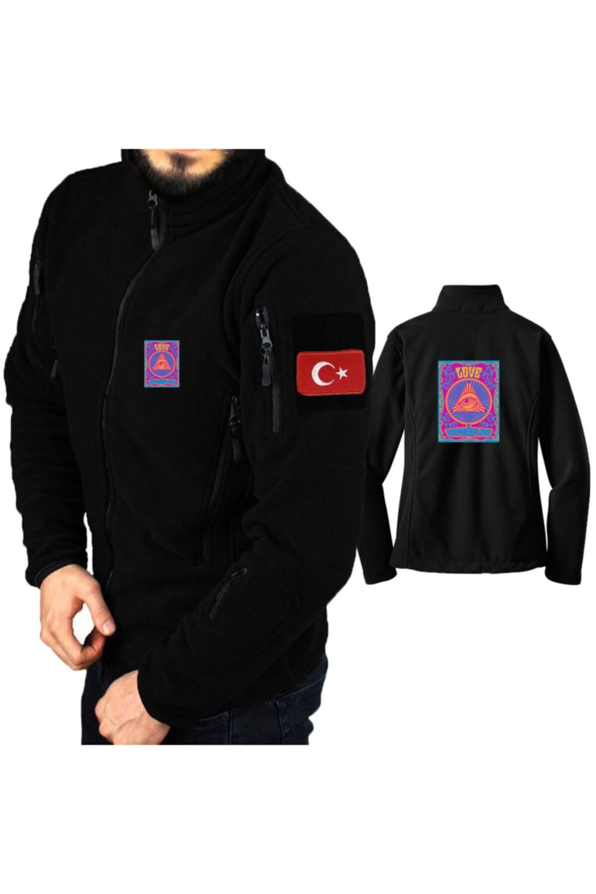 astak Some Love Askeri Taktik Polar Mont Peç'li Bll587