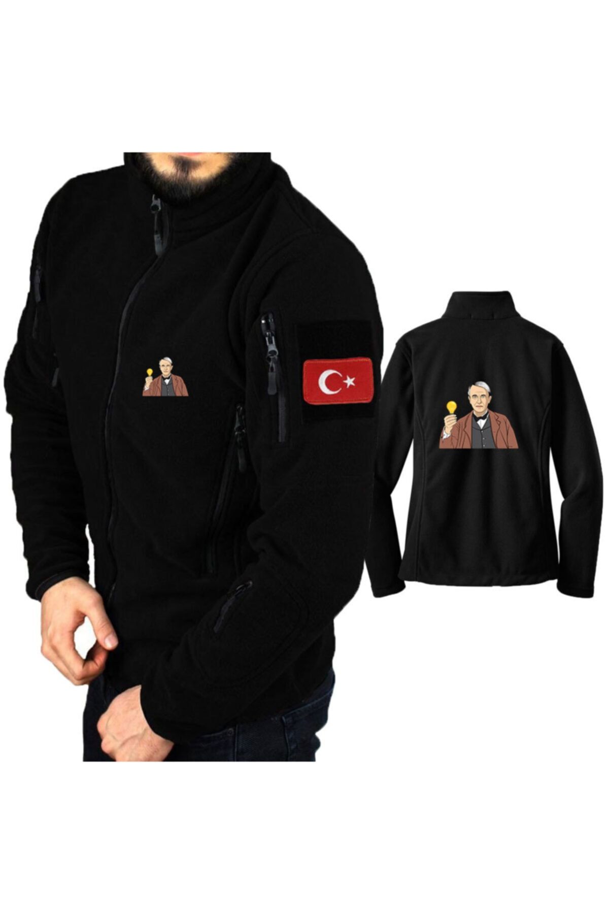 astak Edison Askeri Taktik Polar /mont Peç'li Bll993