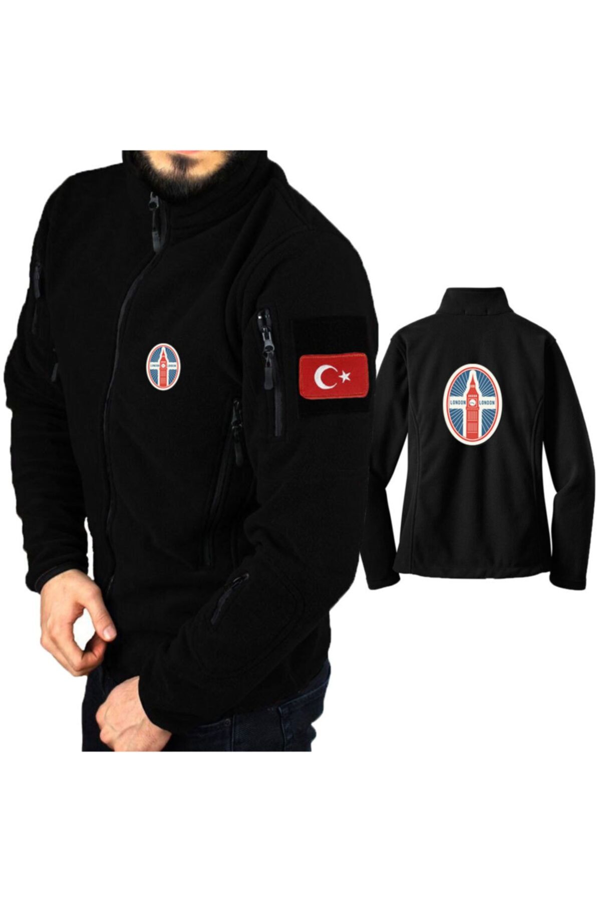 astak London Askeri Taktik Polar /mont Peç'li Bll2207