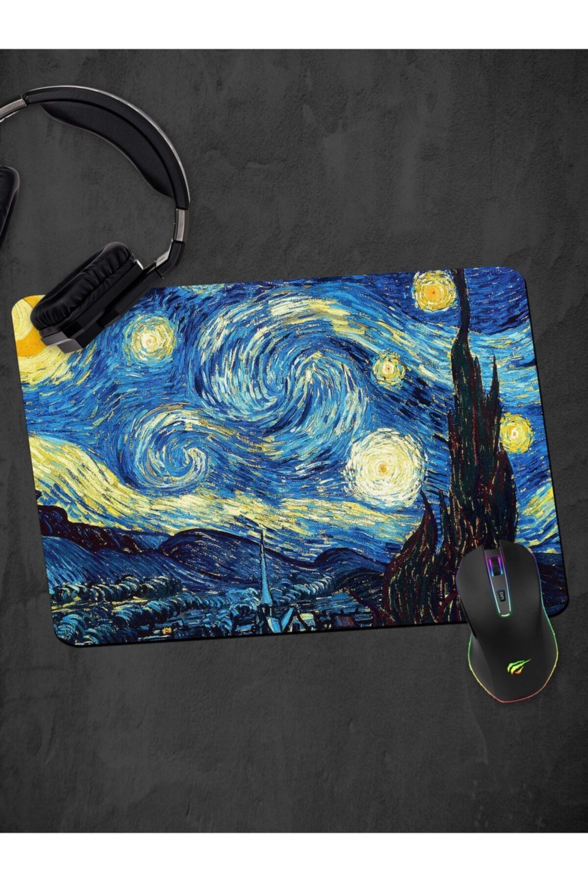 Panorama Ajans Van Gogh Büyük Boy Mouse Pad