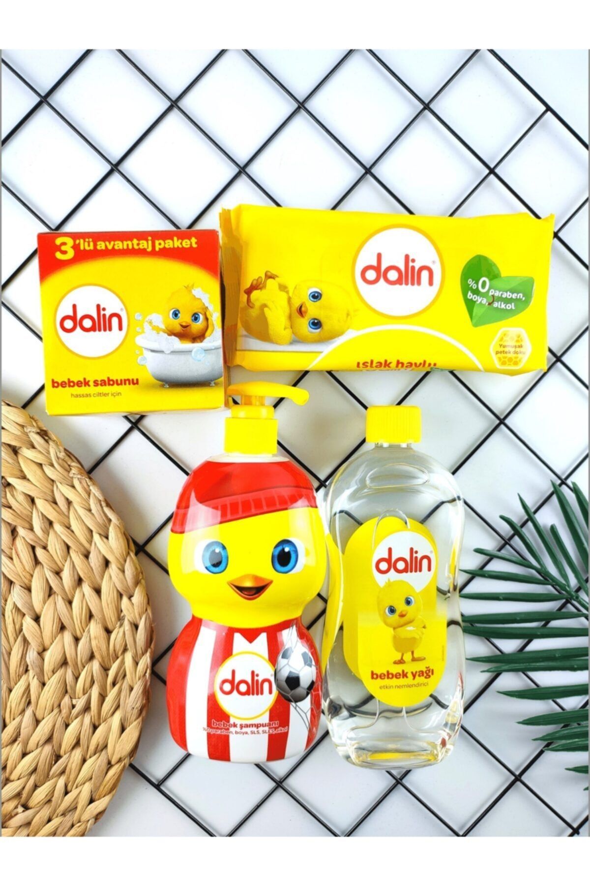 Dalin Erkek Bebek Bakım Seti