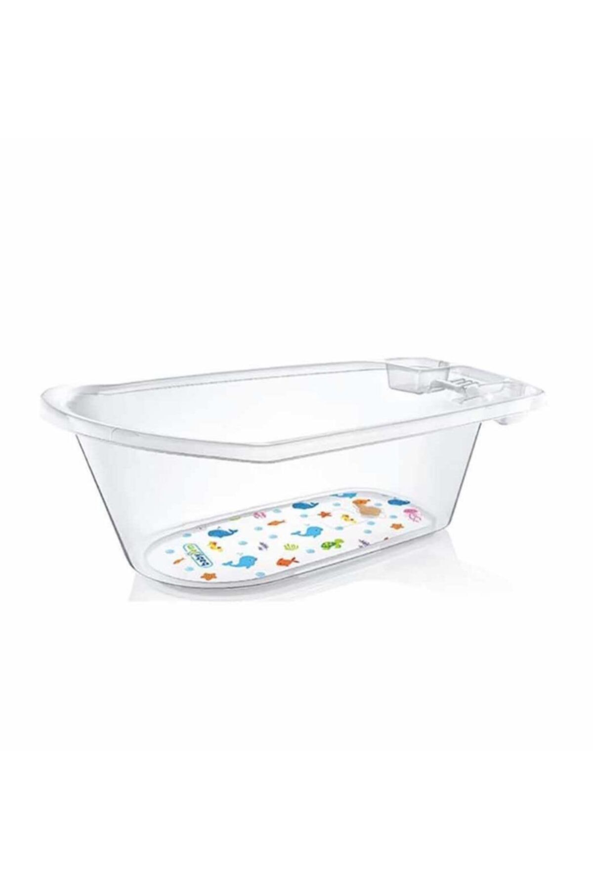 Babyjem Bebek Banyo Küveti Şeffaf Desenli 001 Beyaz