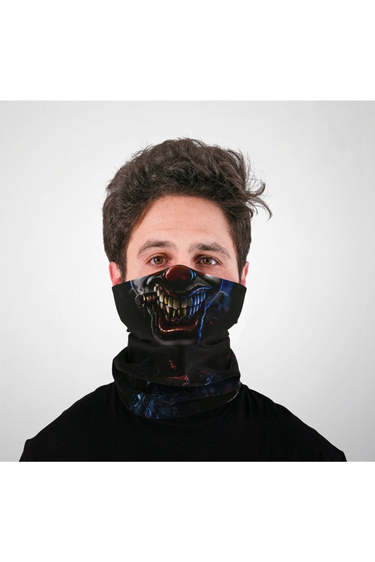 SWAWE Desenli Boyunluk/palyaço/maske/baf