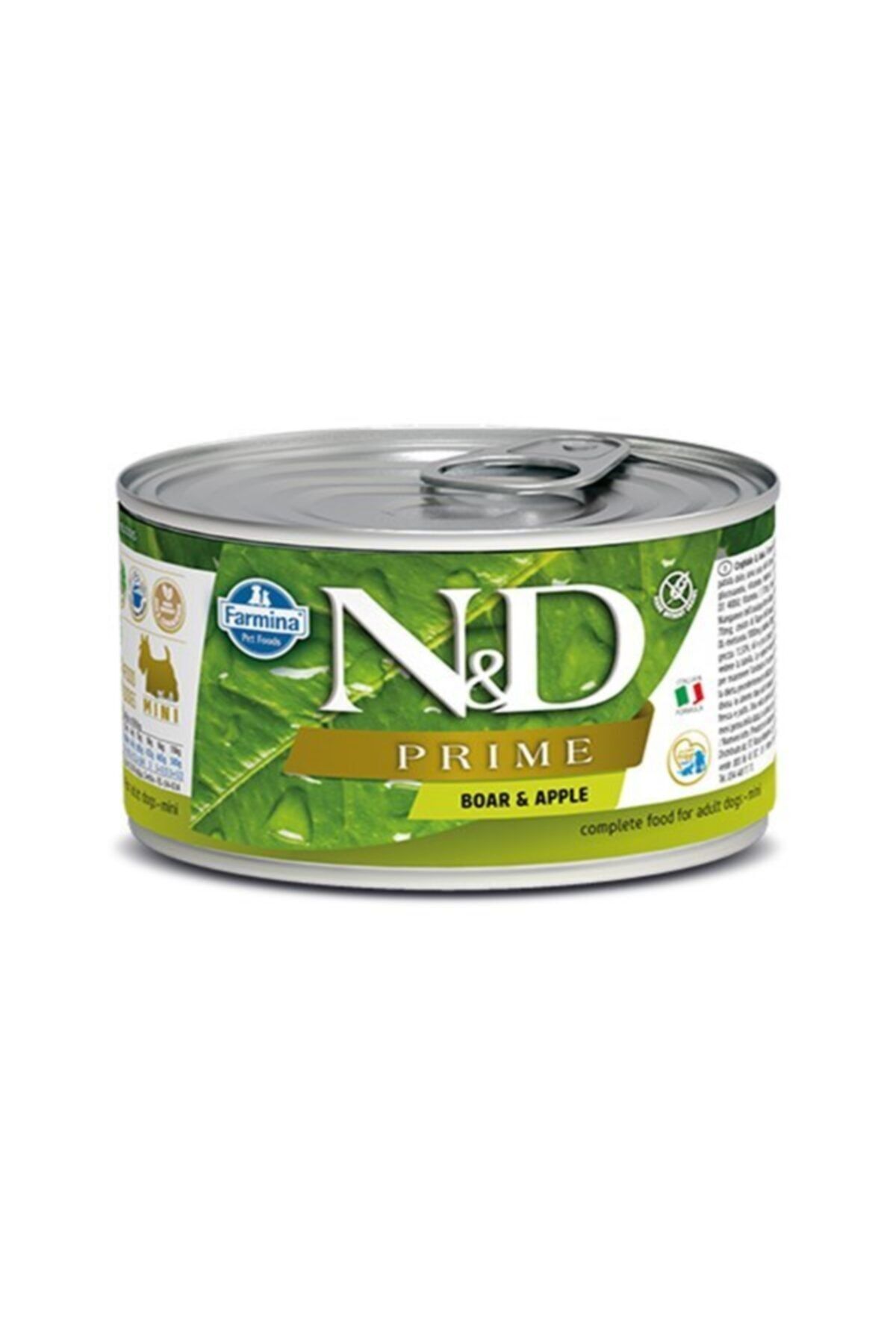 N&D Prime Domuzlu Ve Elmalı Köpek Konservesi 140 Gr
