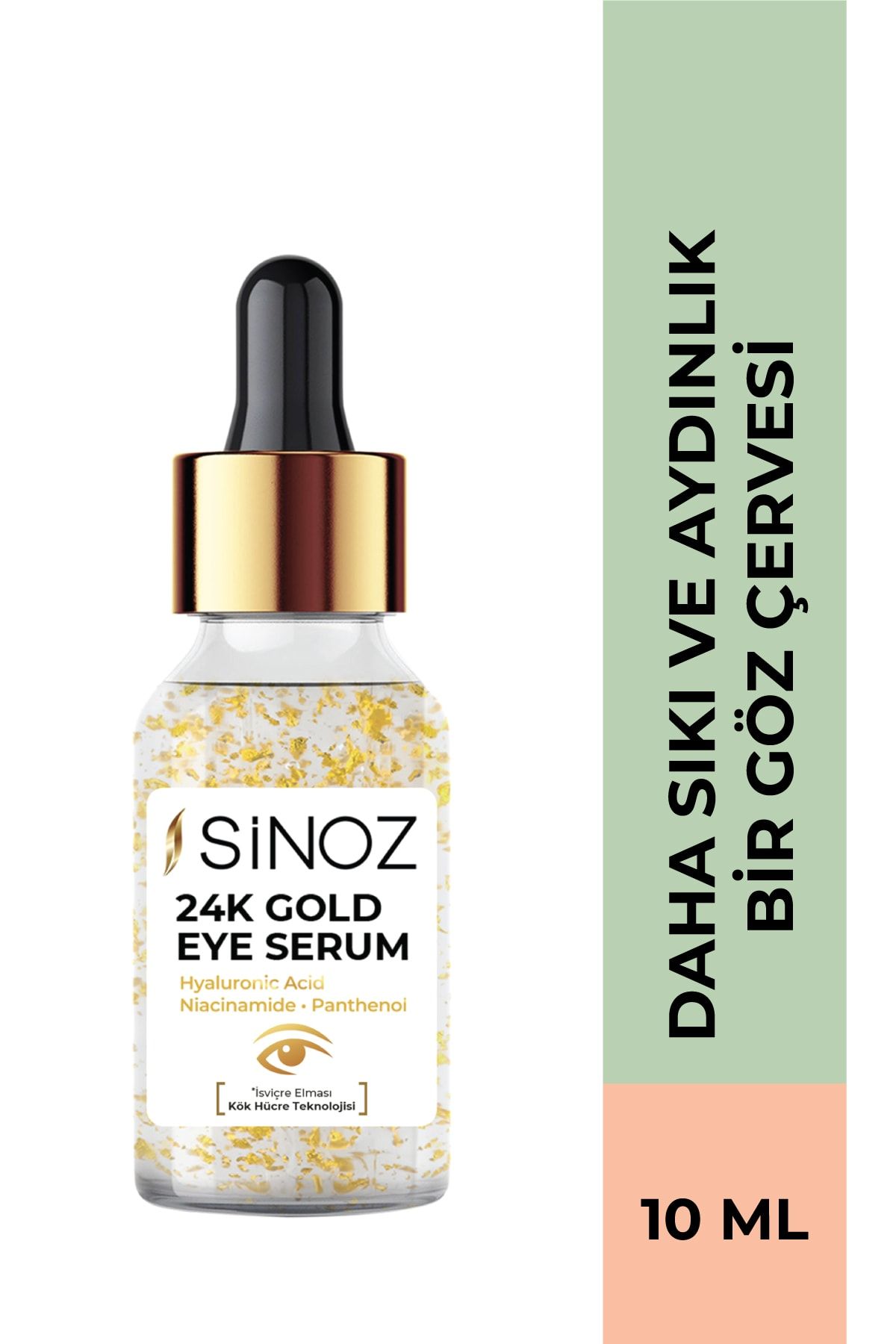 SİNOZ 24K Altın Göz Çevresi Bakım Serumu 10 ml