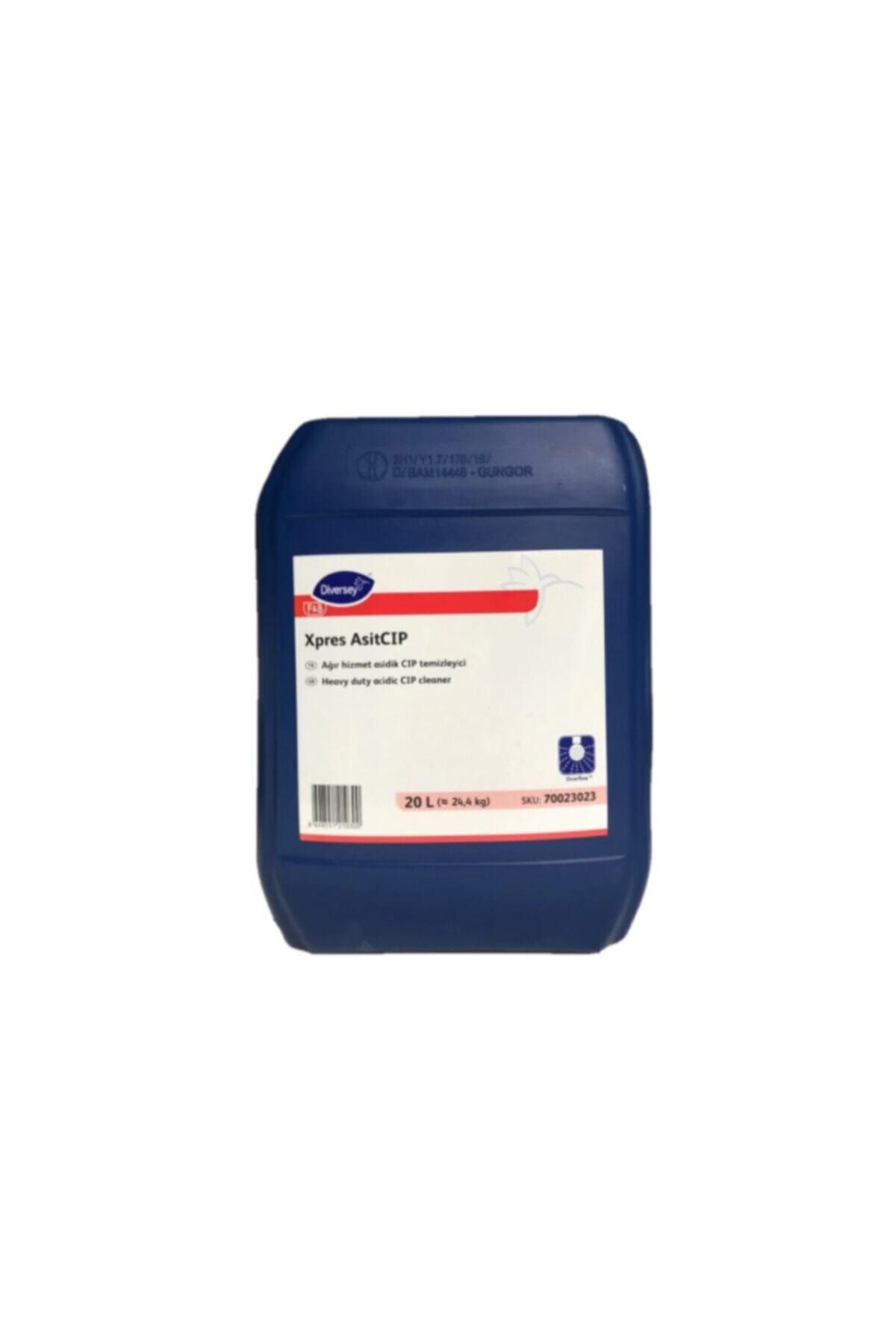 Diversey Titan Xpres Asitcip 20 Lt 24.4 Kg Asidik Deterjan Cıp Kapalı Alan Temizliği