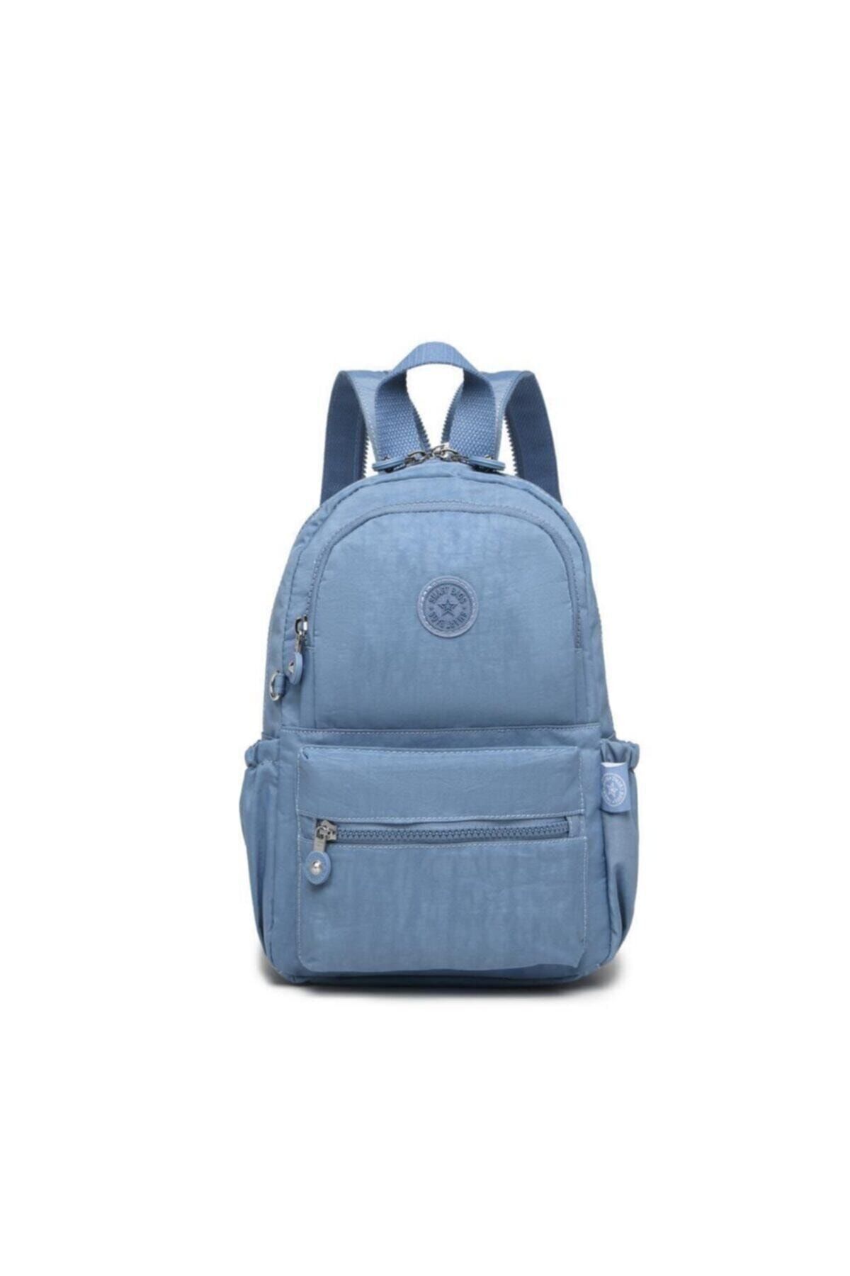 SMART BAGS Smb1030 Buz Mavi-0050 Küçük Boy Kadın Sırt Çantası