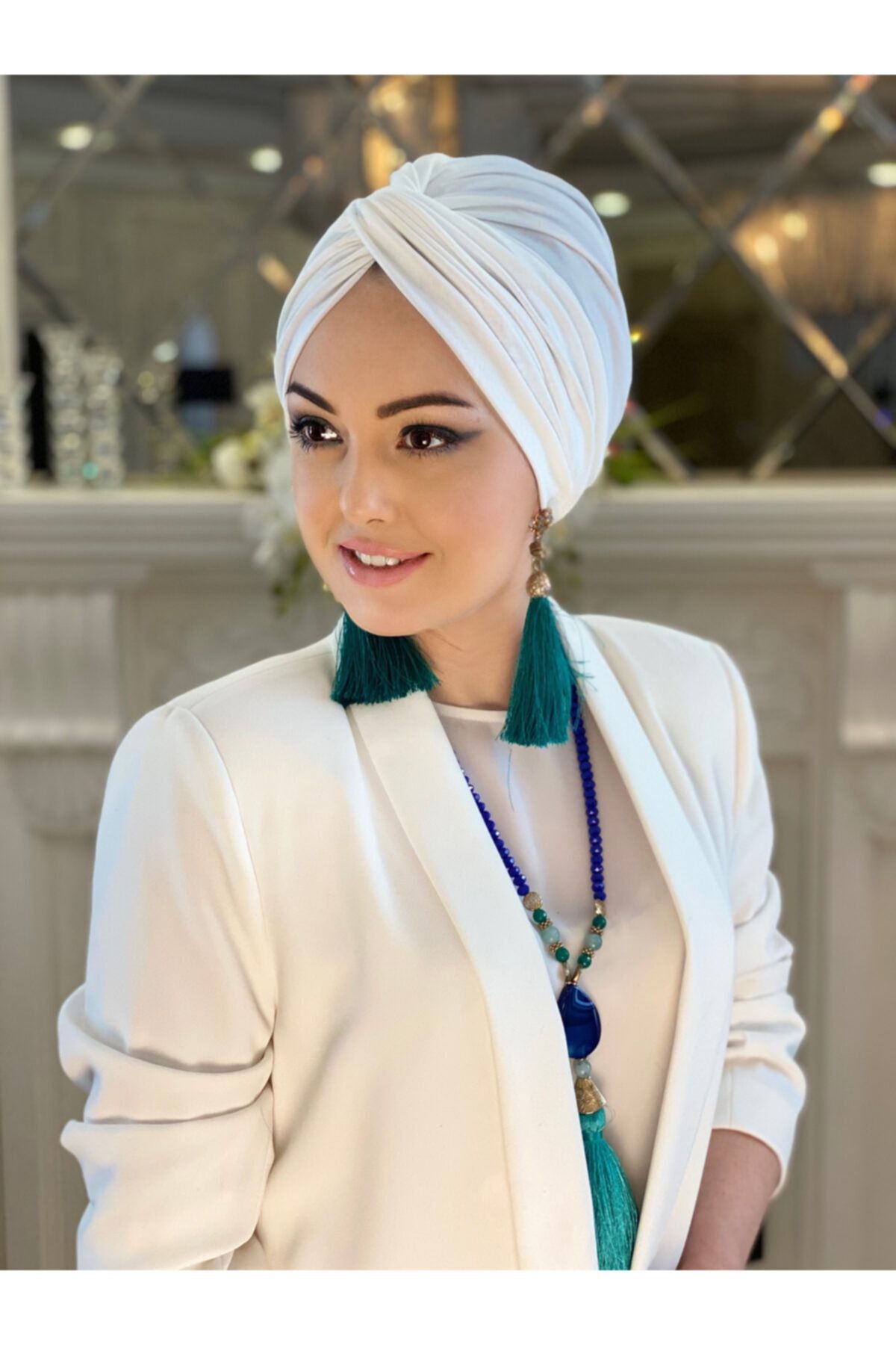 SEZEN ARSLAN Beyaz Düğüm Bone