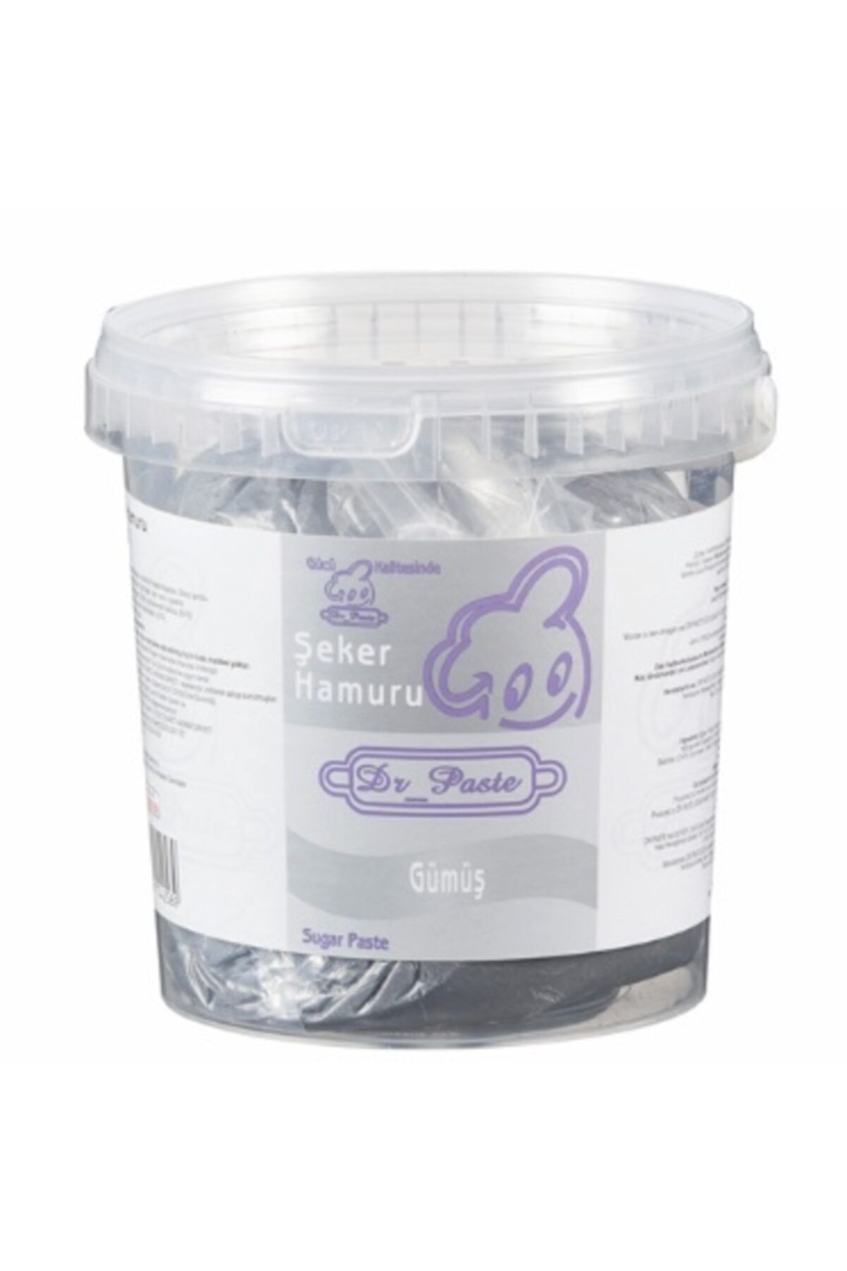 Dr.Paste Dr. Paste Şeker Hamuru Gümüş 1 Kg ( 1000 Gr)