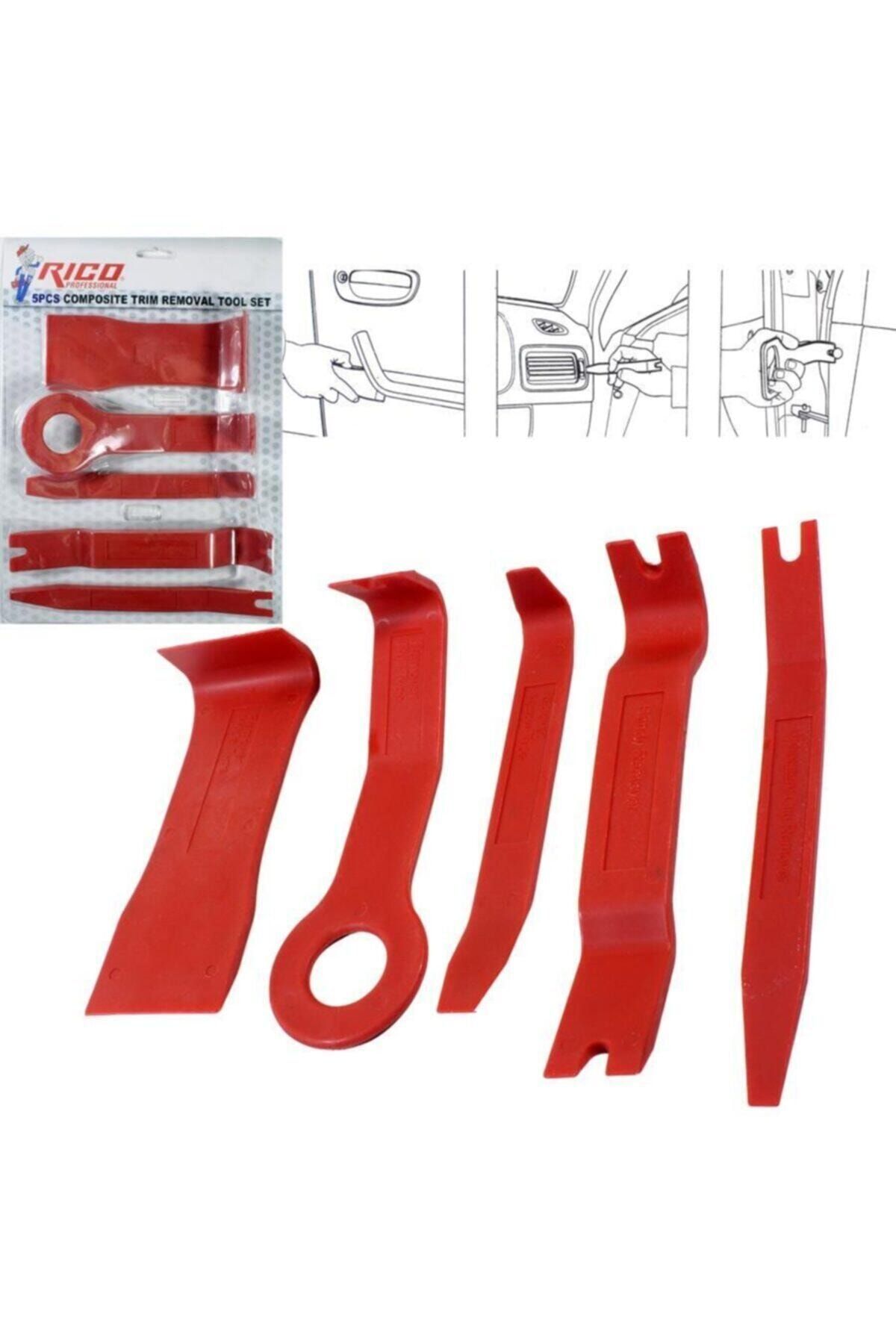 Rico 013-rc1301 5 Parça Pvc Döşeme Ve Trim Sökme Seti Takımı
