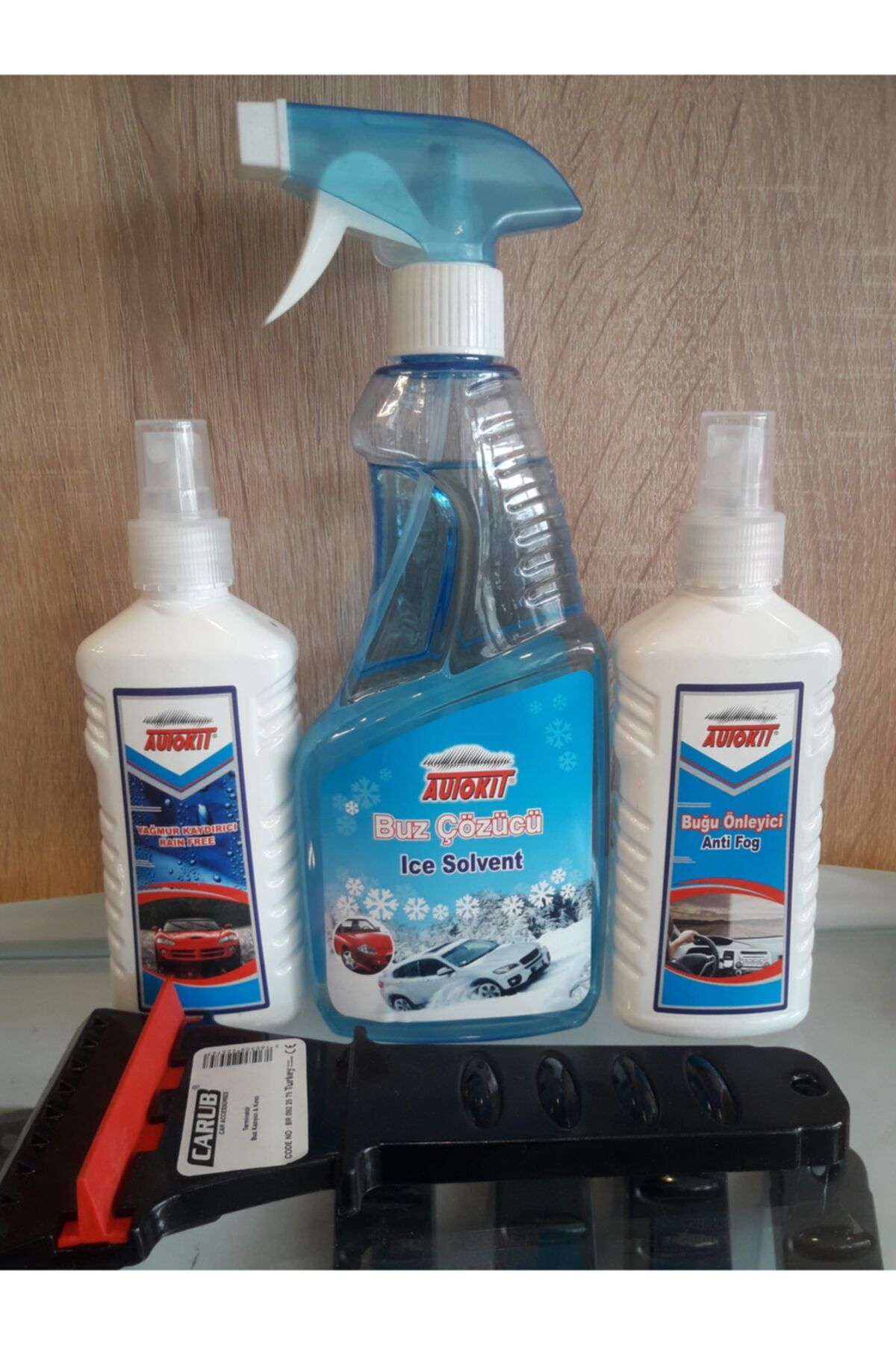 Autokit Buğu Önleyici-yağmur Kaydırıcı-buz Kazıyıcı-buz Çözücü