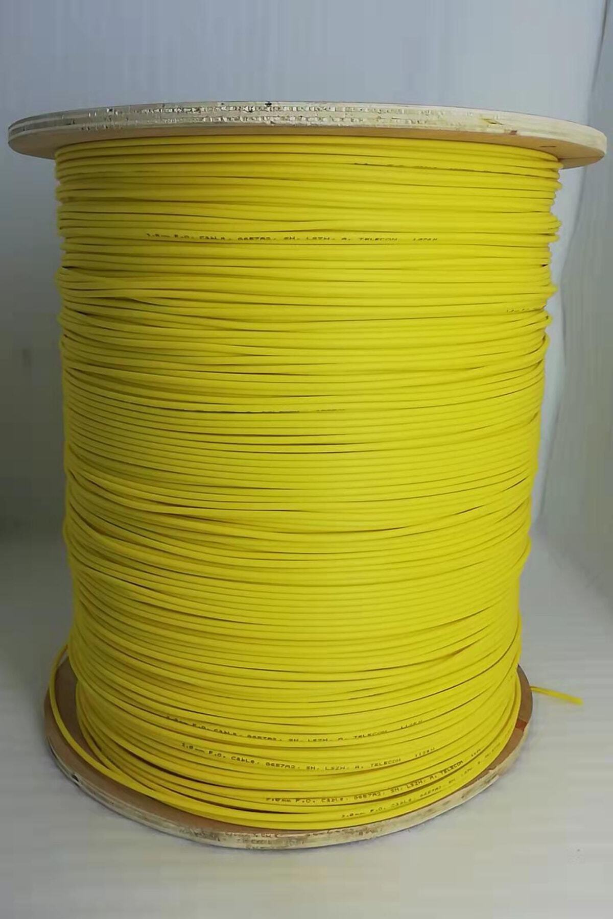 A7 TEKNOLOJİ Obk 1x1 Single Mode G657 2mm | 2000 Metre Hazır Makaralı | Simpleks Fiber Optik Kablo