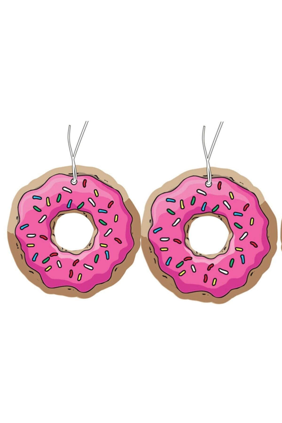 BestHere Donut Tasarımlı Sevimli Dekoratif Araç Içi Aksesuarı & Araç Kokusu