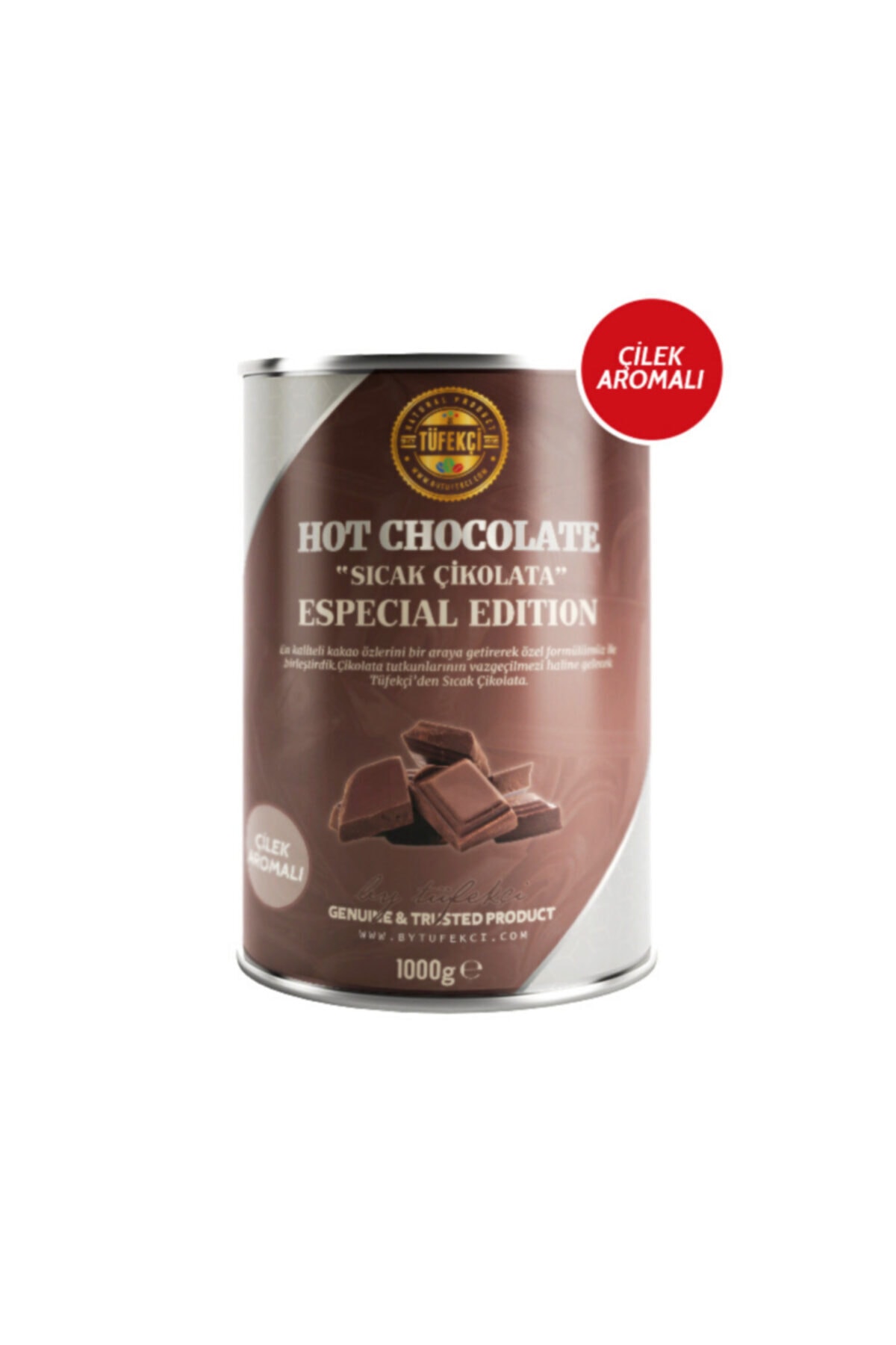 By Tüfekçi Çilek Aromalı Sıcak Çikolata 1000 gr