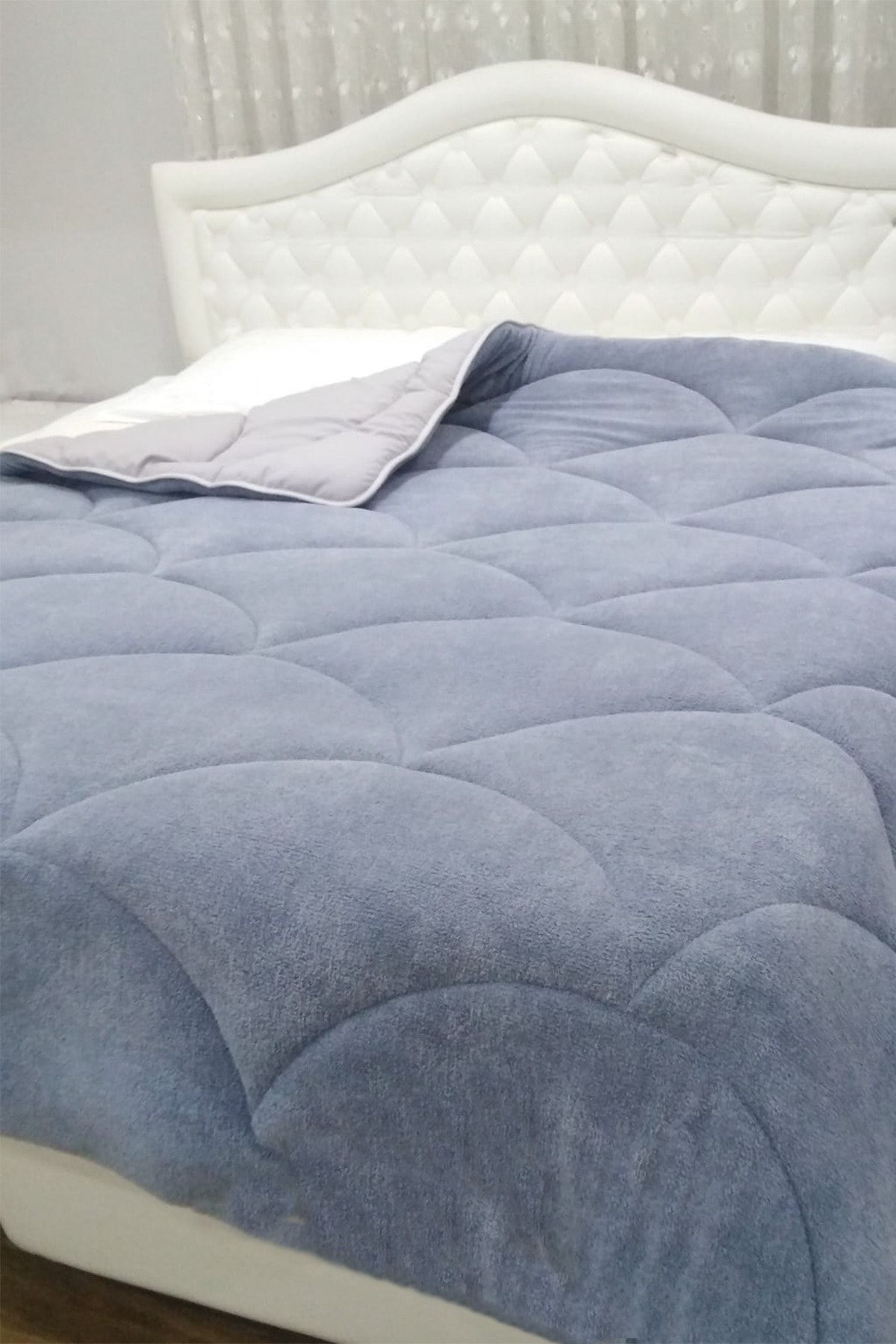NANOSOFT Battal Boy Gri Welsoft Yorgan 220x240