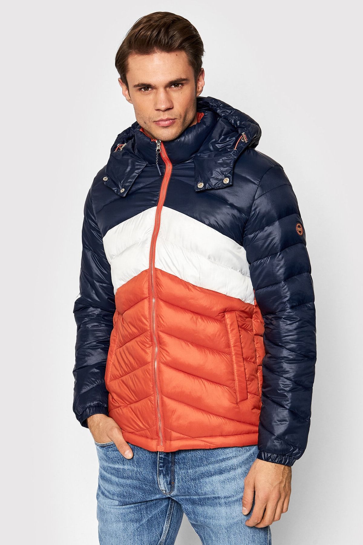 Jack & Jones Originals Jorlaroy Regular Fit Şişme Mont Erkek Mont 12192677
