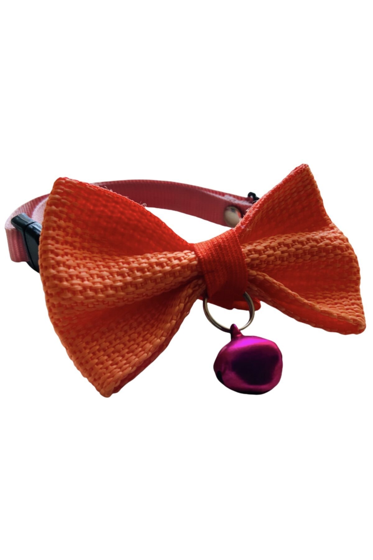 Albayrak Pet Accessories Kedi Boyun Tasması, Büyük Papyon Ve 14mm Karışık Zil