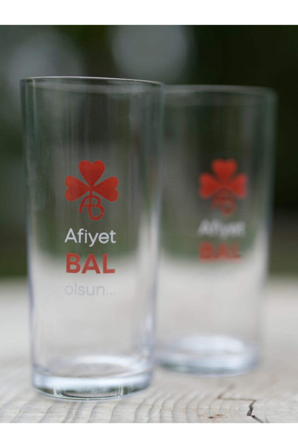 BALDükkan 2'li Afiyet Bal Olsun Meşrubat Bardağı