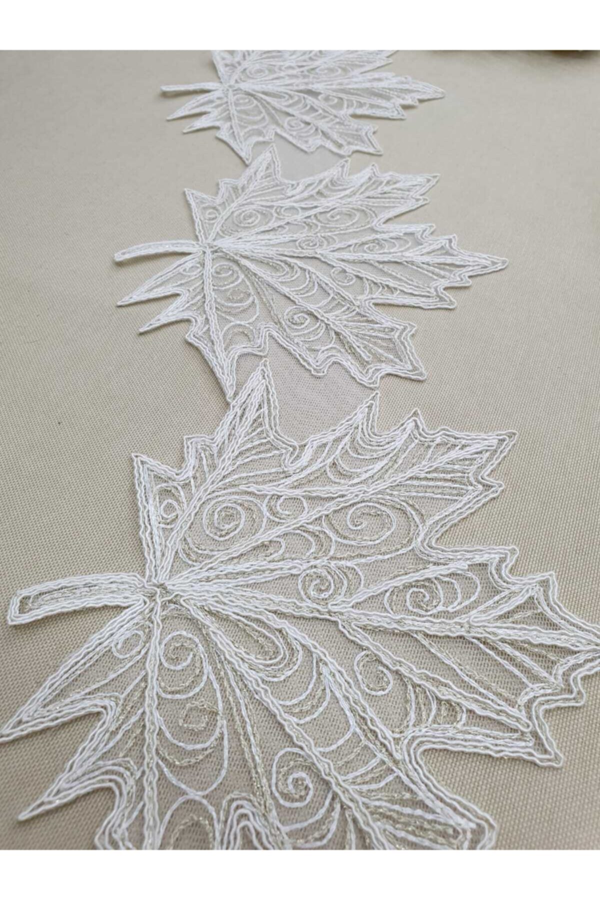 ESTEKS DANTEL Fransız Danteli Güpür Krem