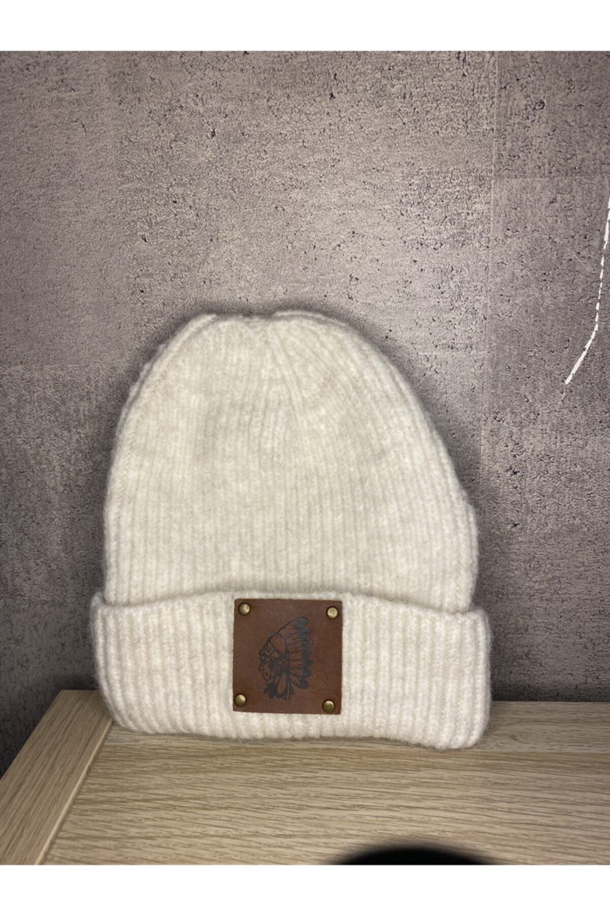 Ayı Leather Hakiki Deri Baskı Bere