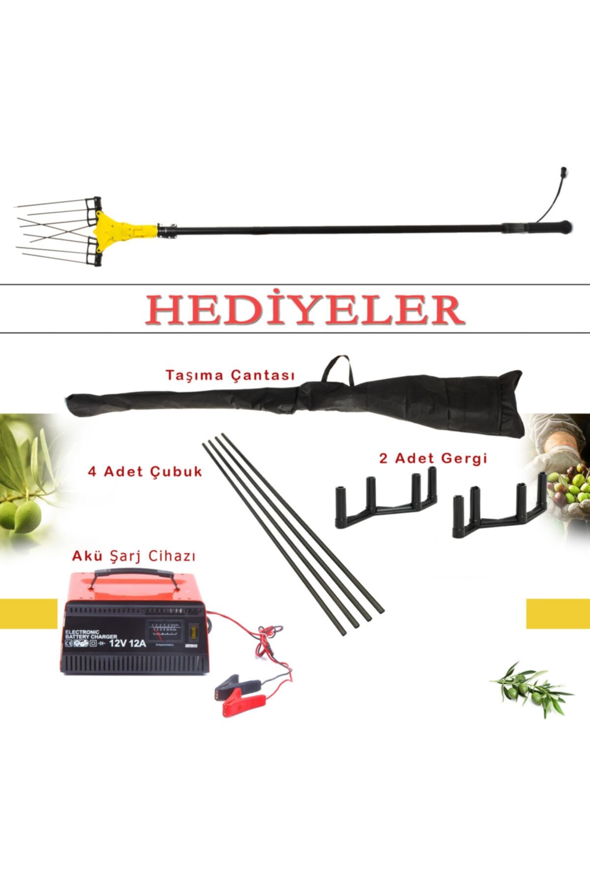 MazZ Zeytin Hasat Makinesi Seti