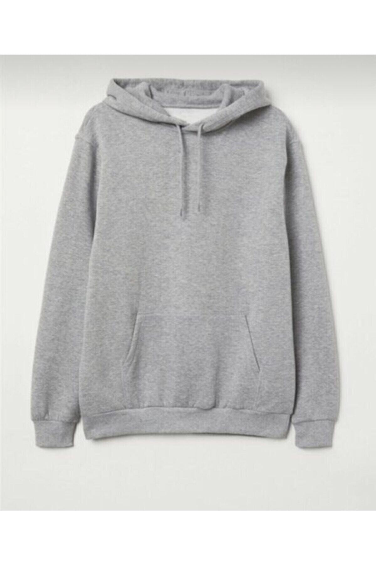 CİGS Yeni Sezon Gri Kapüşonlu Sweetshirt