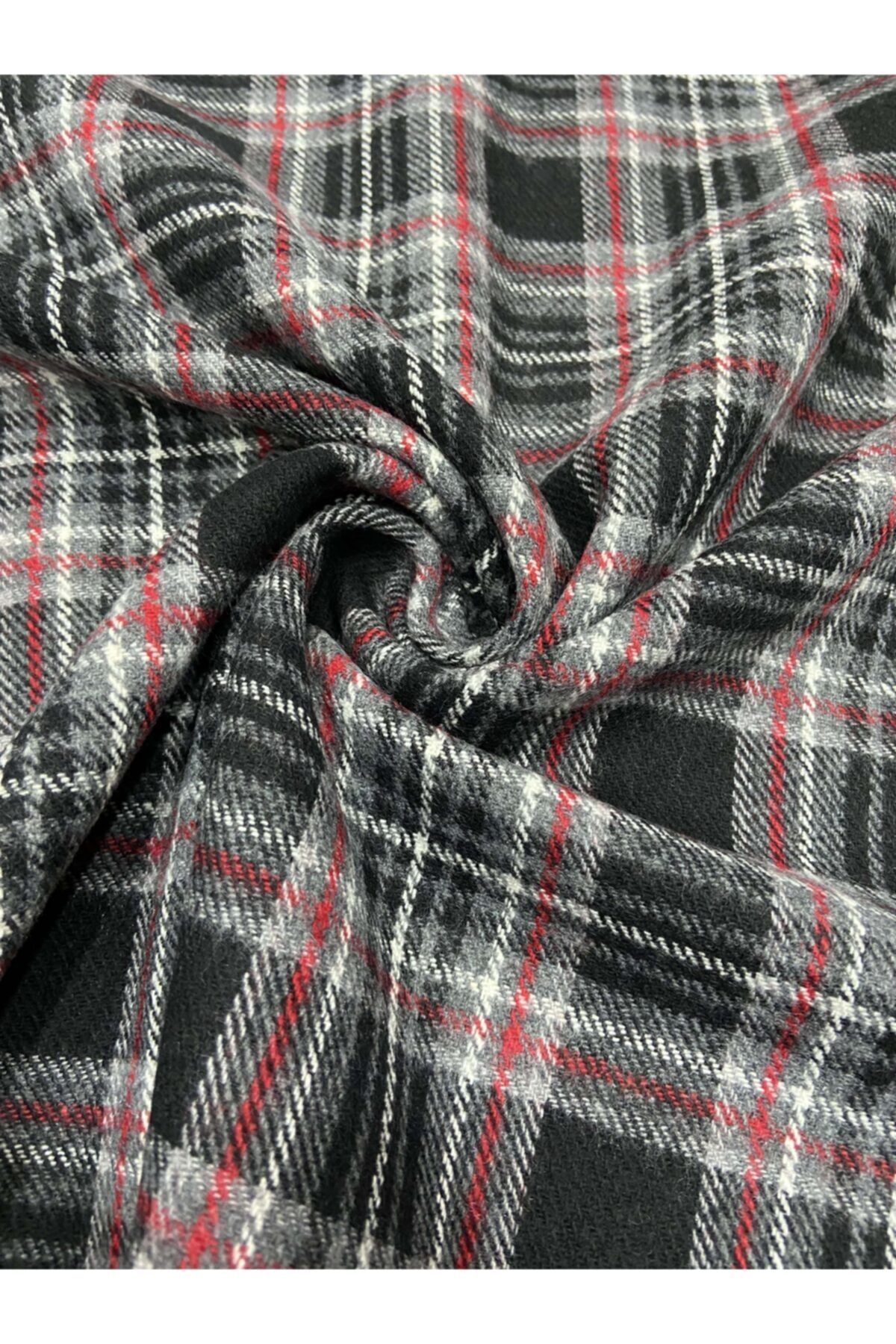 Kumaşım Eteklik Pantolonluk Yün Ekose Kumaş Gömleklik (1.50 CM) En