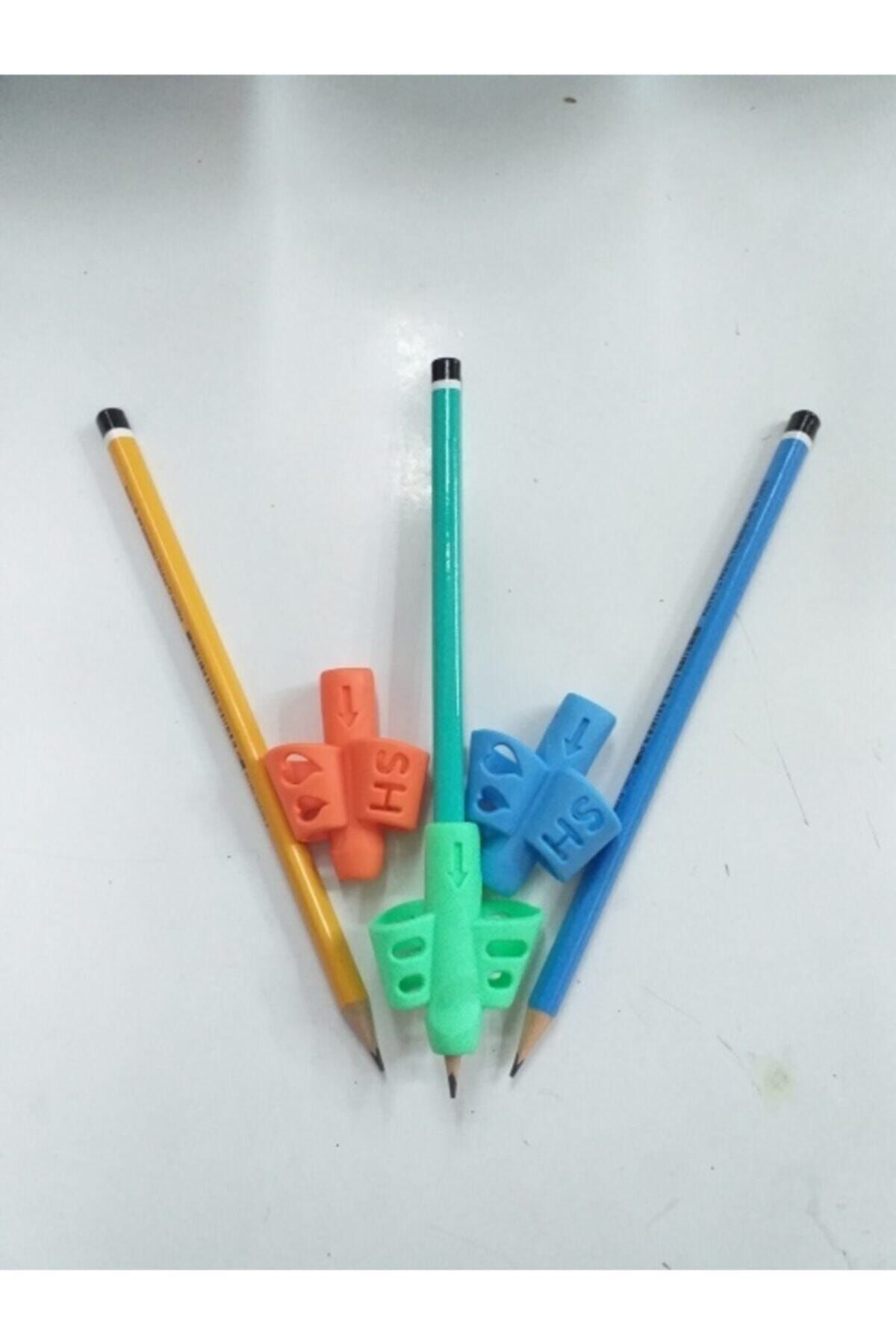 Eylül Kolay Kalem Tutma Aparatı Ve Kurşun Kalem 3 Lü Set Bş.k