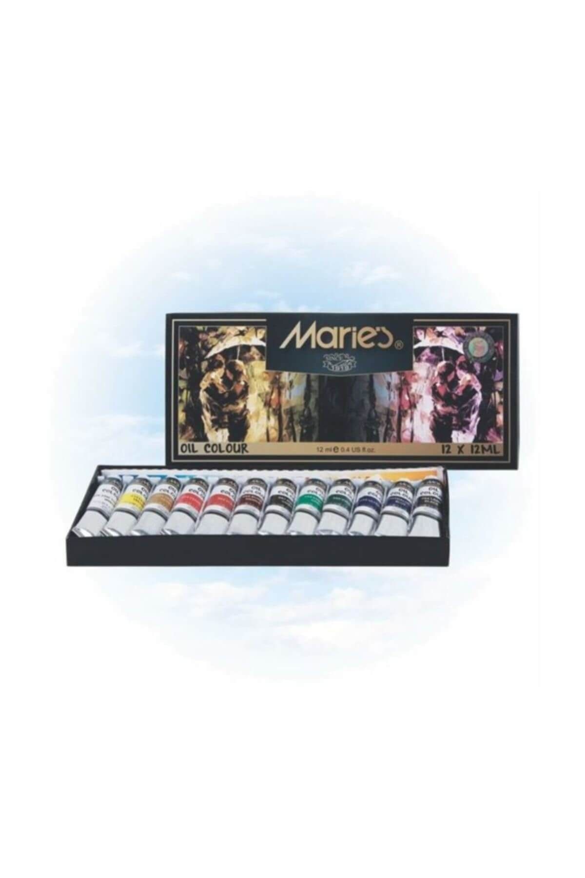 Maries Yağlı Boya 12 Renk X 12 Ml.