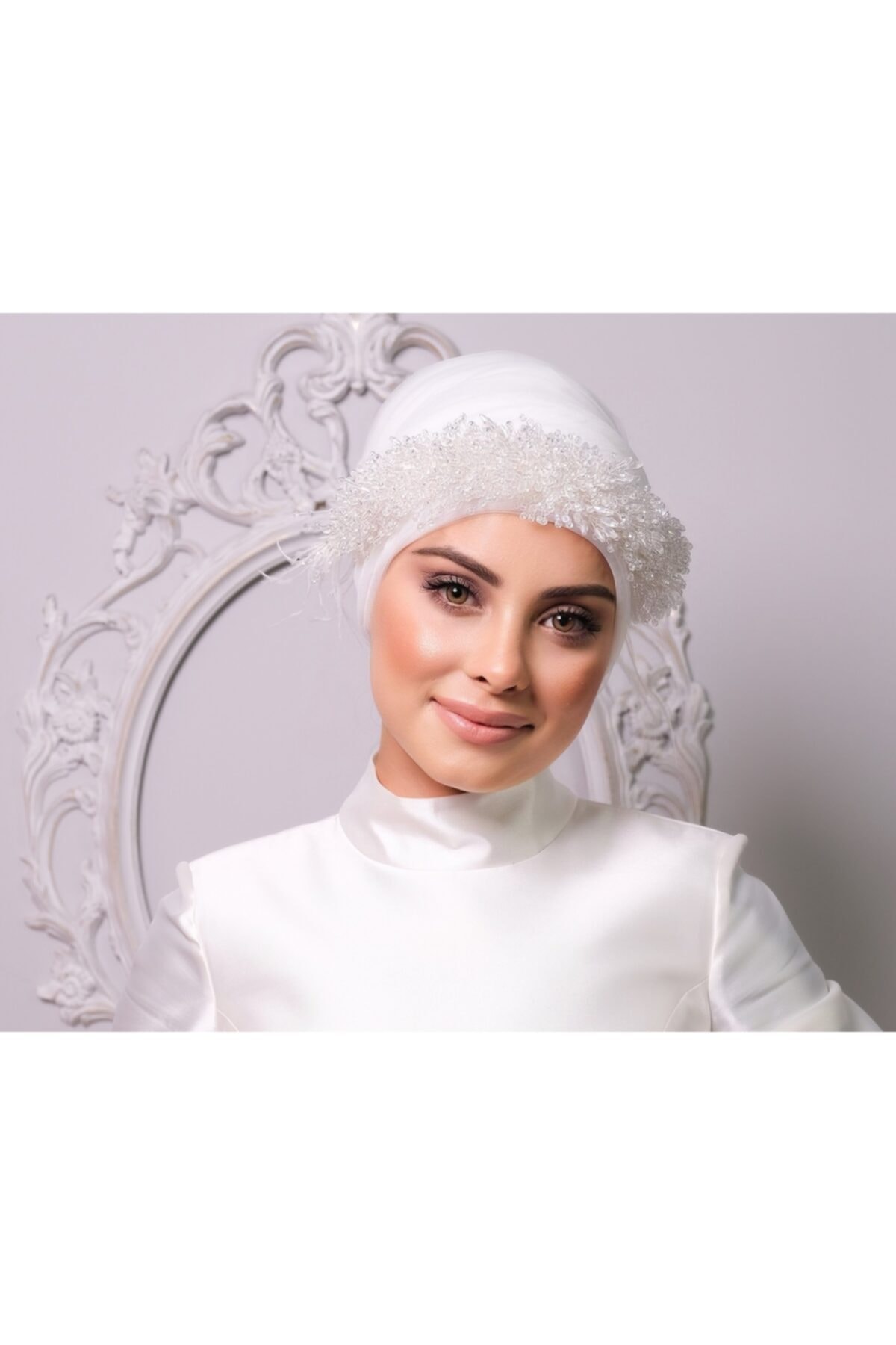 BUQUET FLOWERS Buquetflowers Gelin Tacı Gelin Kepi Vualet Kep Gelin Nikap Kep Taç Aksesuarı Bf0008taç