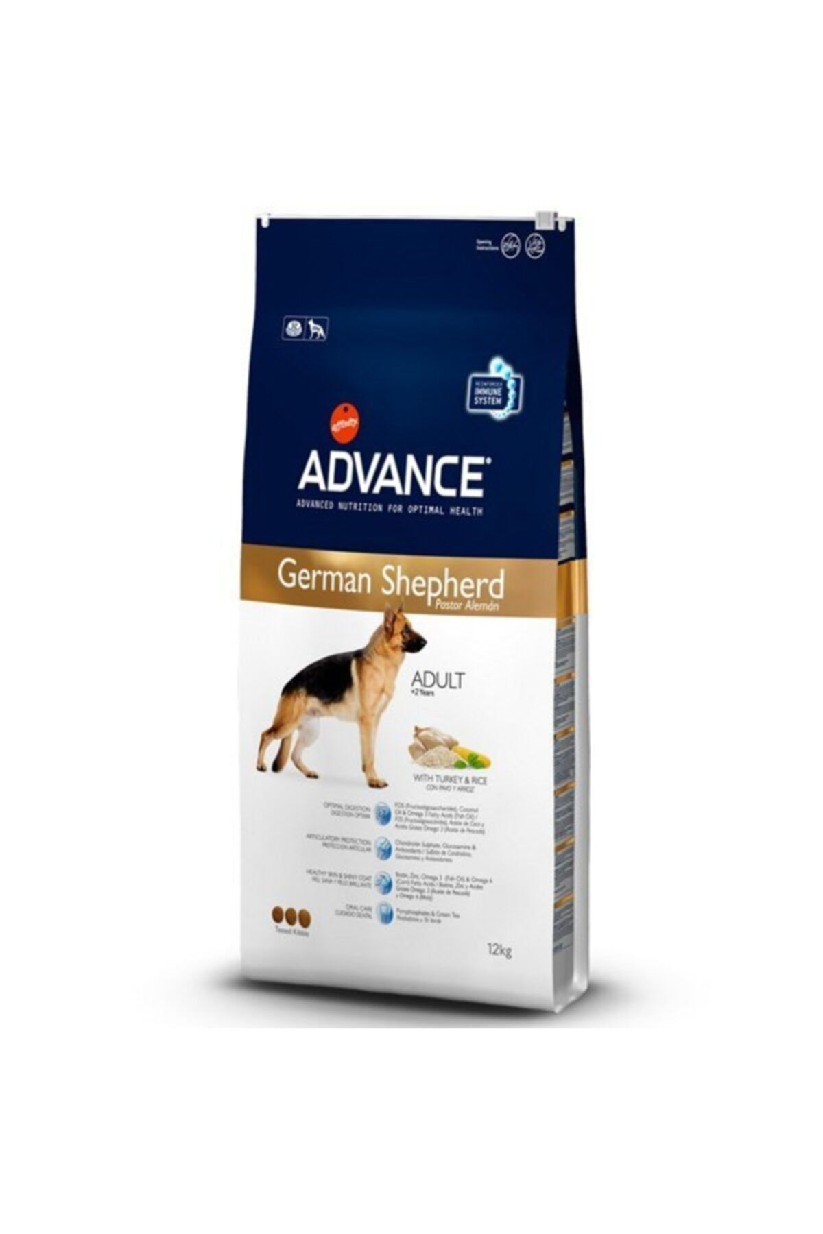 Advance German Shepherd Hindili Yetişkin Köpek Maması 12 Kg