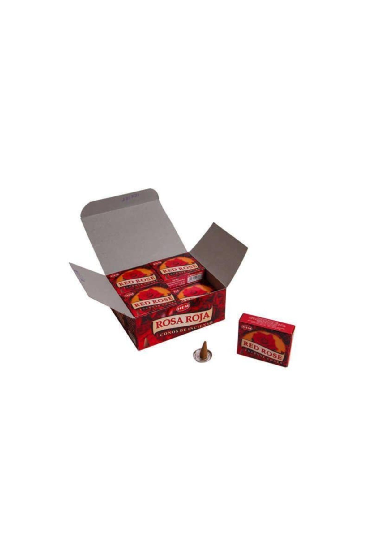MağazanYanında Red Rose Cones 120 Adet Konik Tütsü