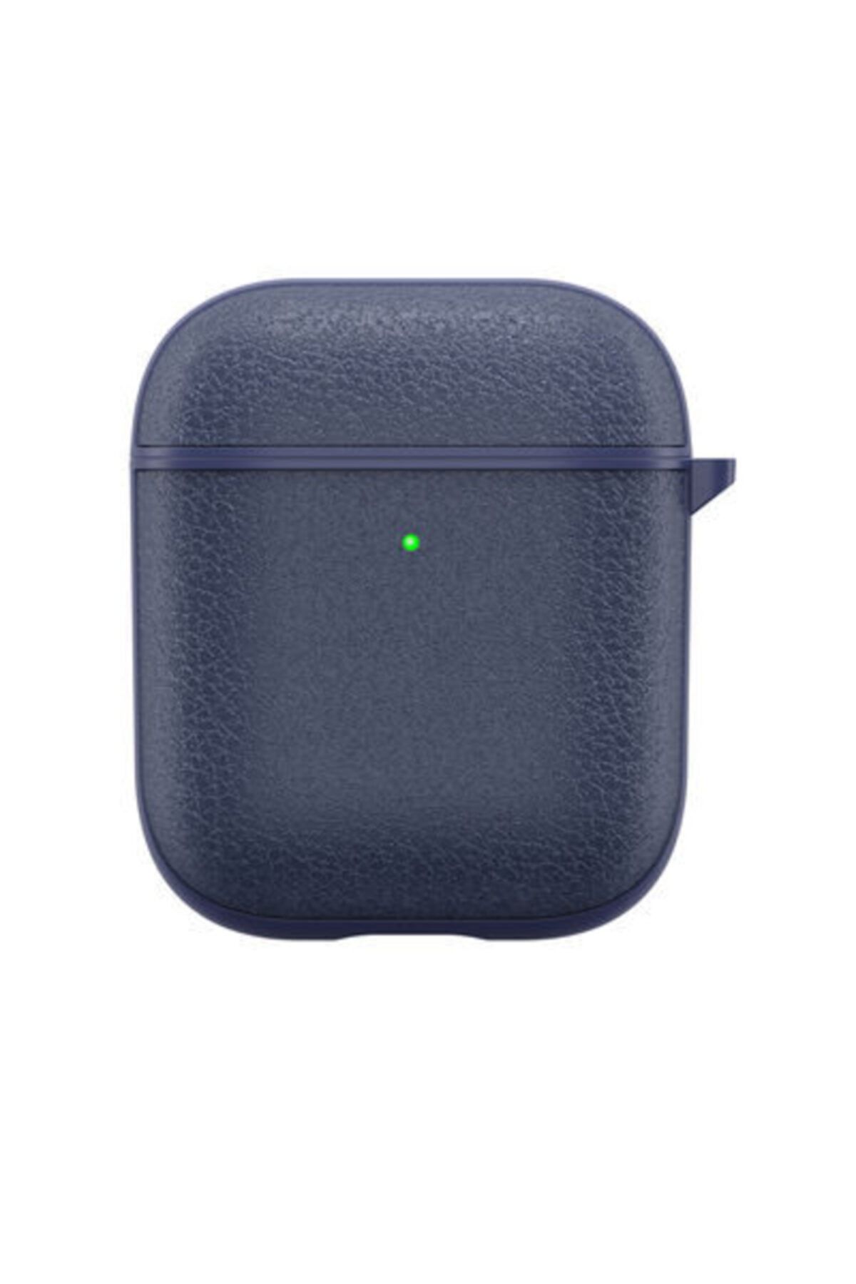WIWU Kopya - Apple Airpods 1. Ve 2. Nesil Orijinal Deri Kılıf Wiwu Calfskin Case