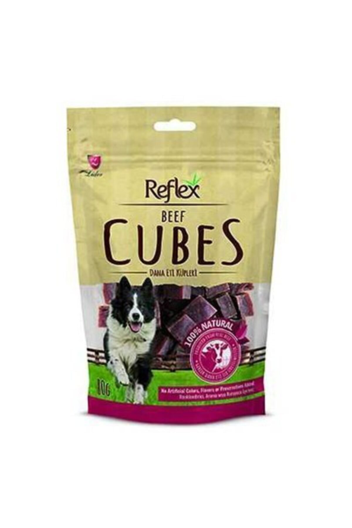 Reflex Beef Cube Biftek Küp Doğal Köpek Ödülü 80 Gr