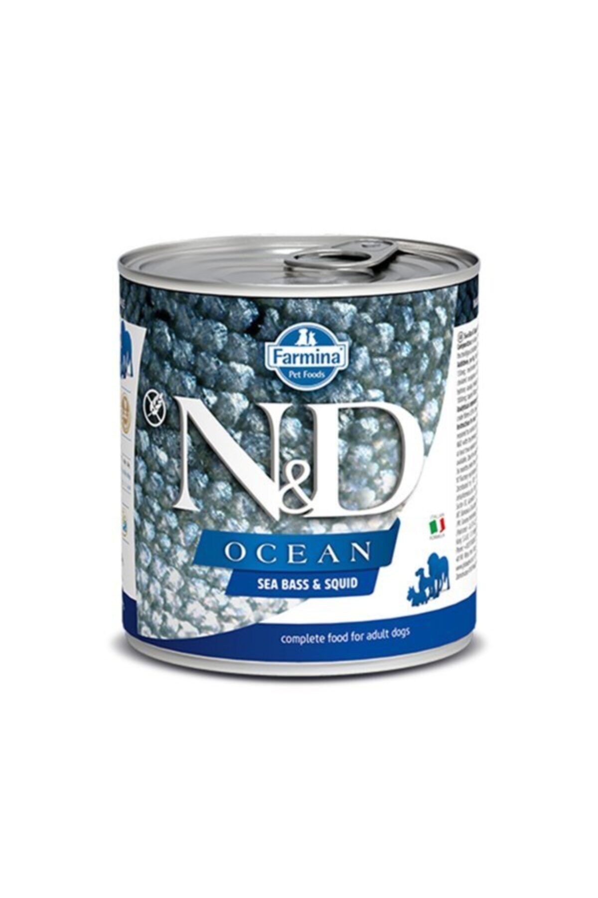 N&D Ocean Levrek Ve Mürekkep Balıklı Köpek Konservesi 285 g